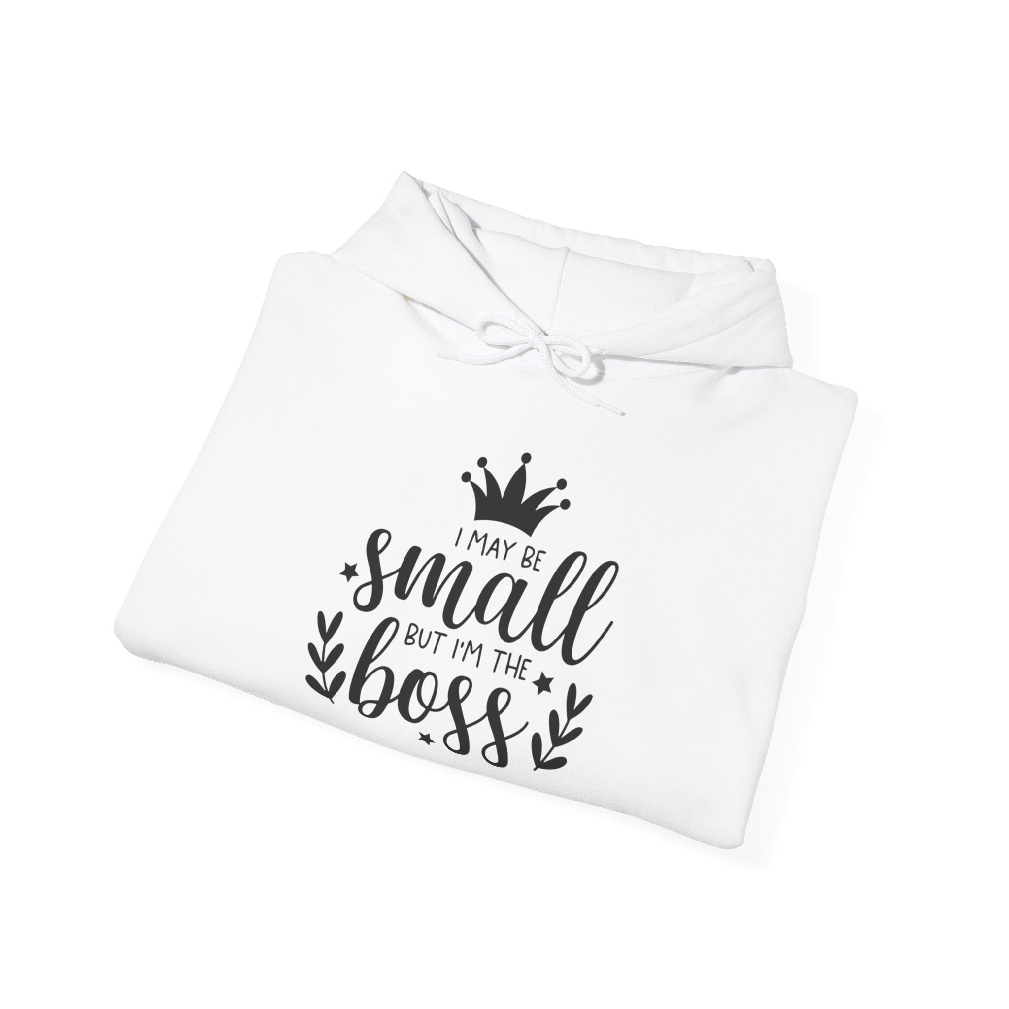 I May Be Small But I’m the Boss Kids Hoodie
