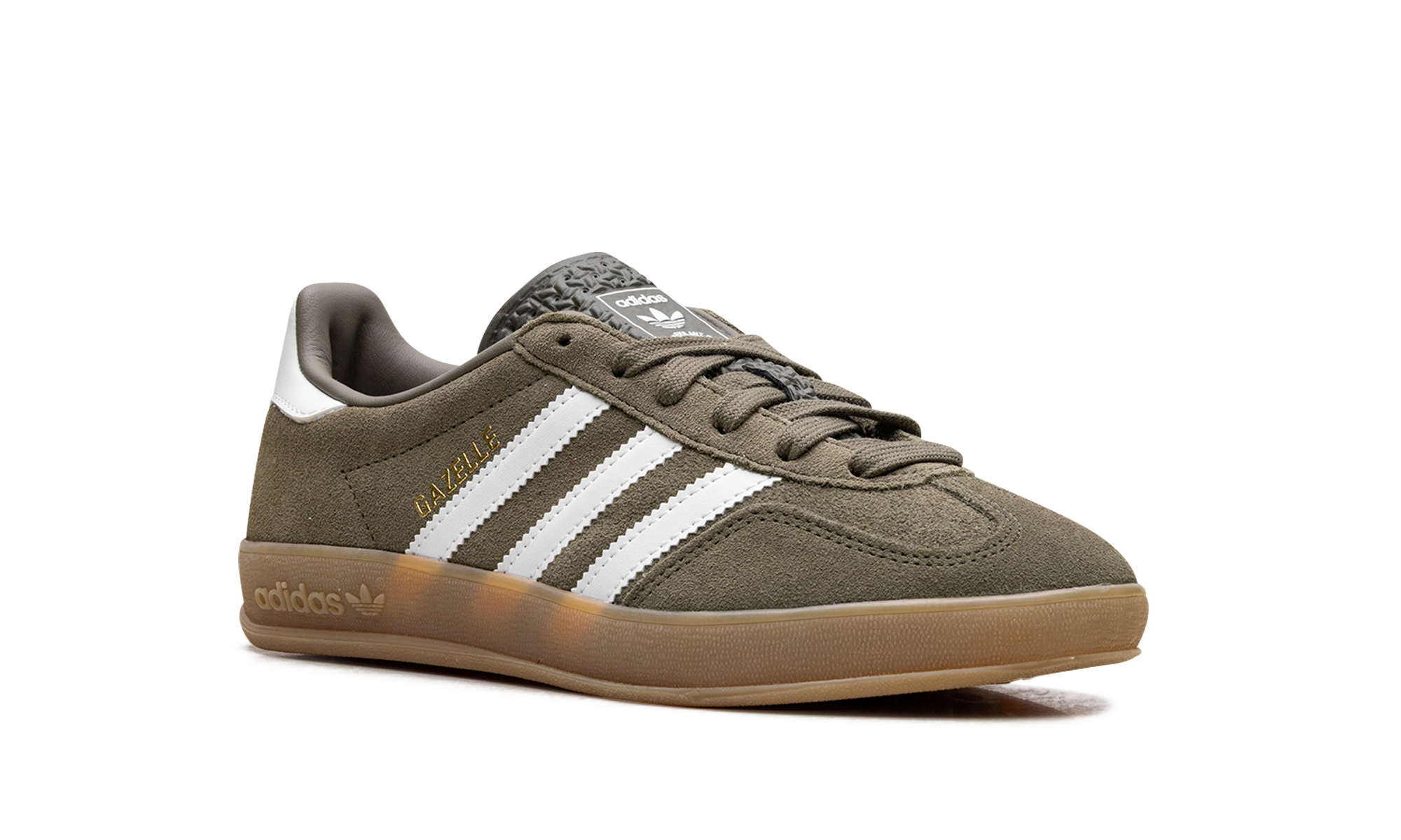 Gazelle Indoor "Olive Strata Cloud White Gum" JQ0174