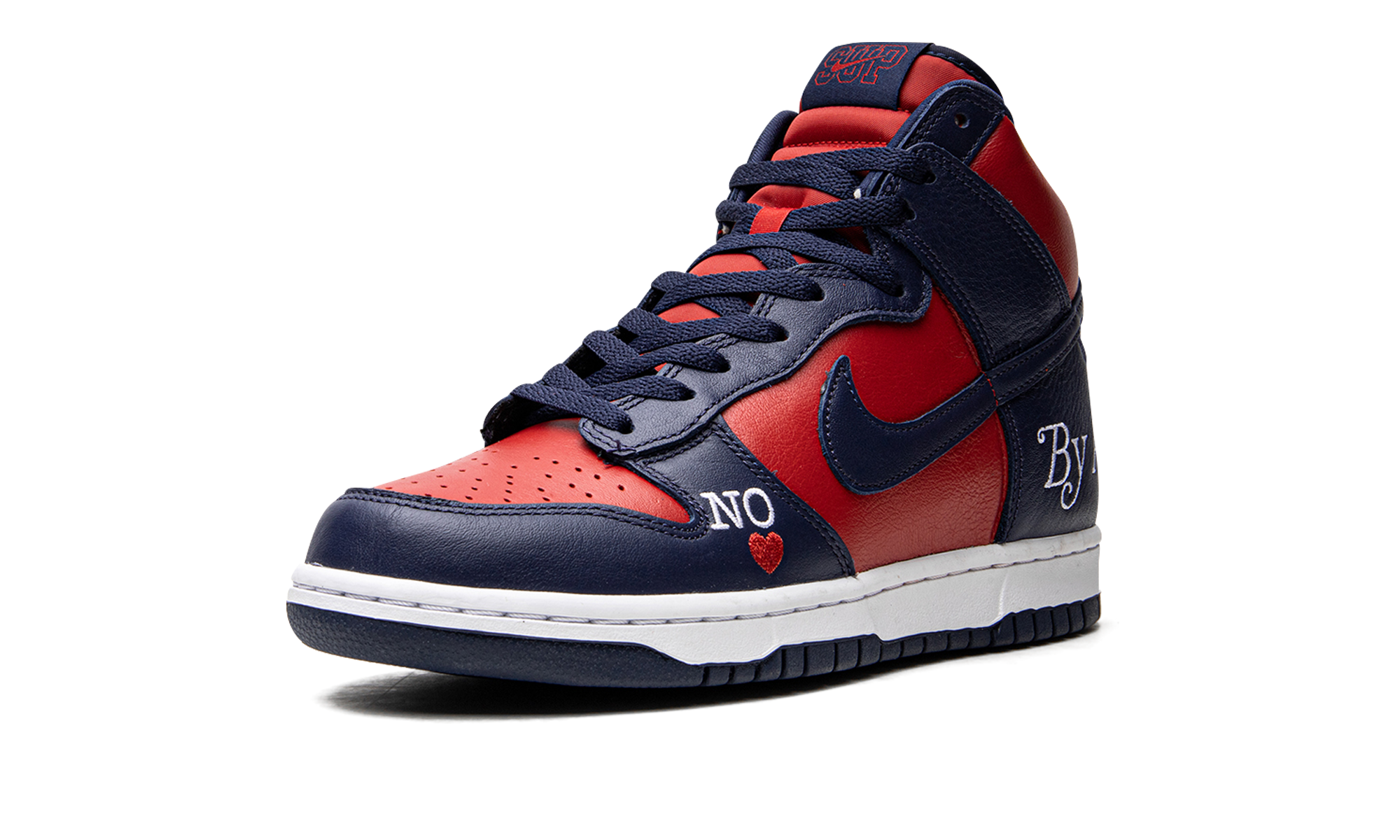 SB Dunk High "Supreme - By Any Means - Navy/Red" DN3741 600