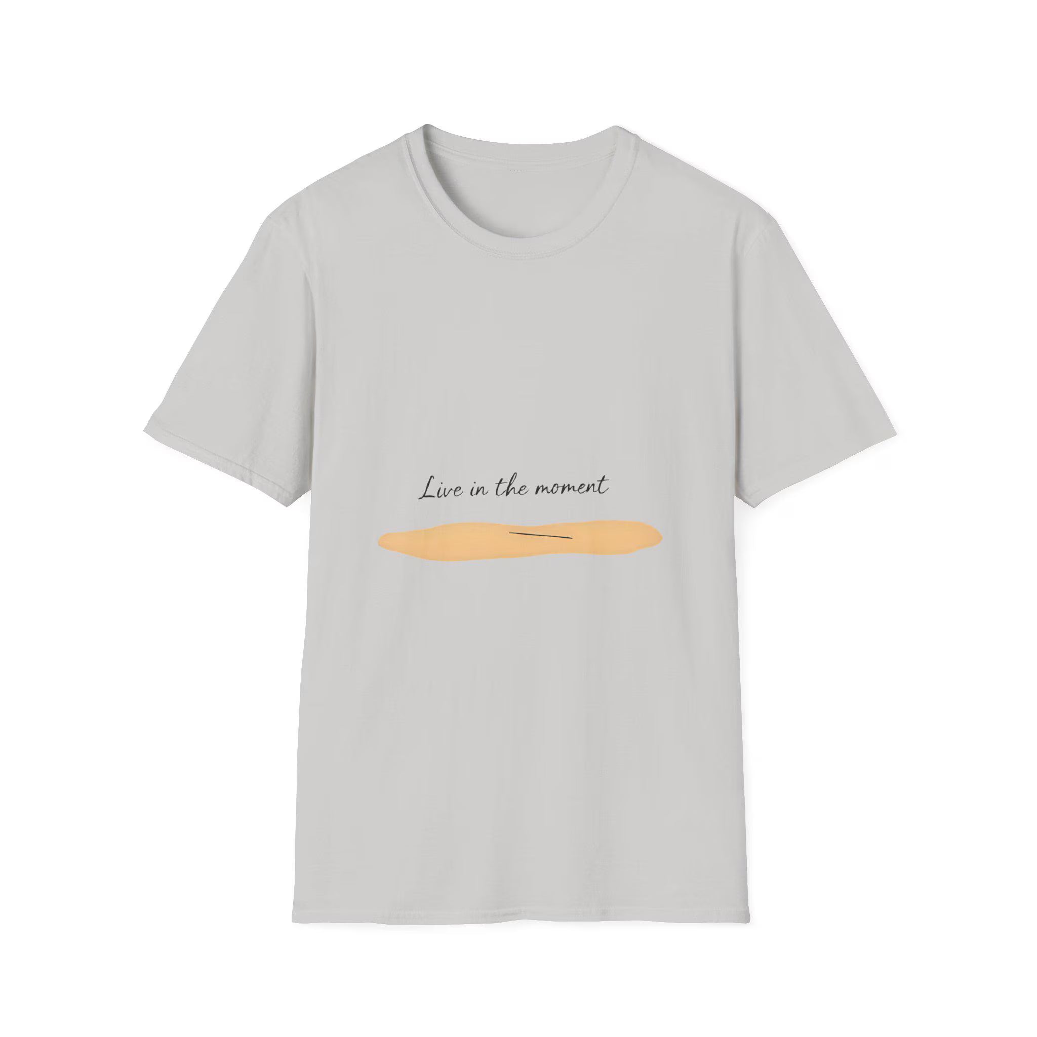 Inspirational "Live in the Moment" T-Shirt Unisex Ring-Spun Cotton Tee