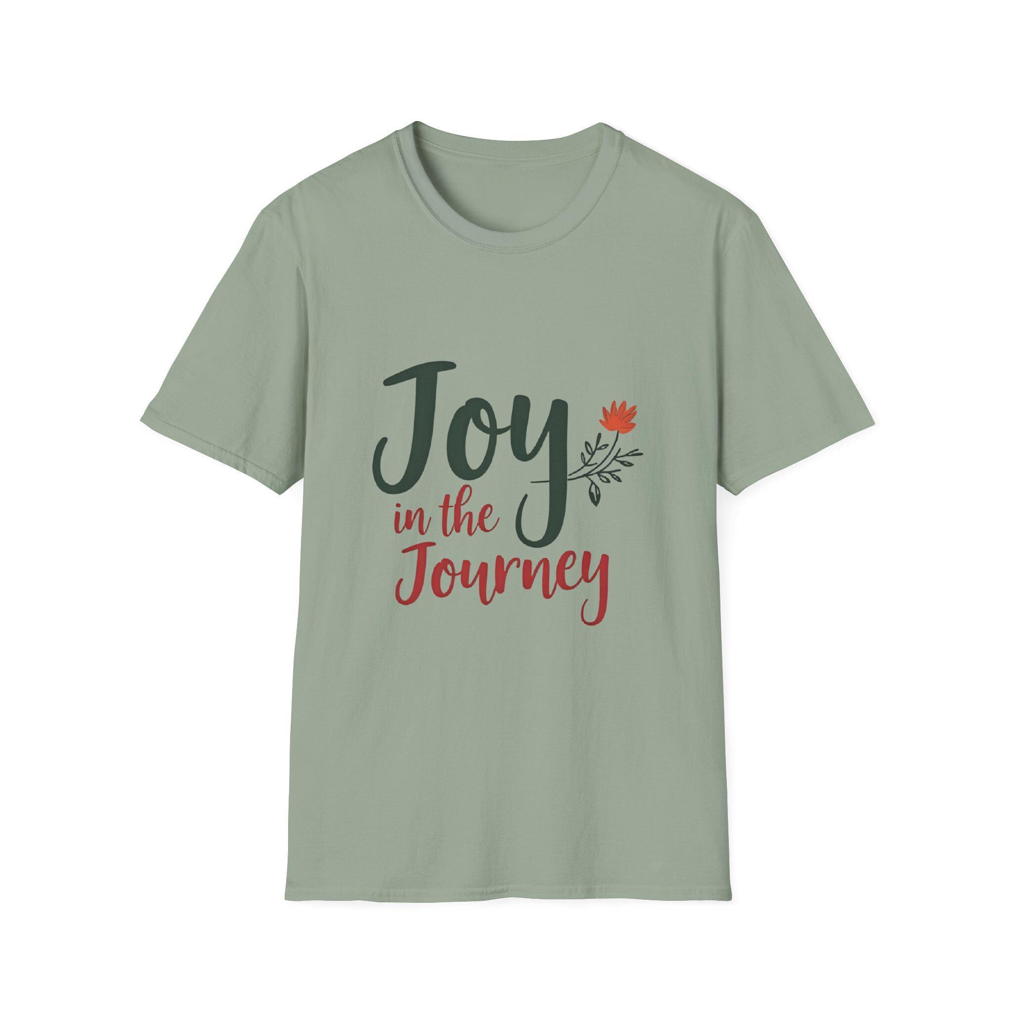 Joy in the Journey T-Shirt Inspirational Unisex Cotton Tee