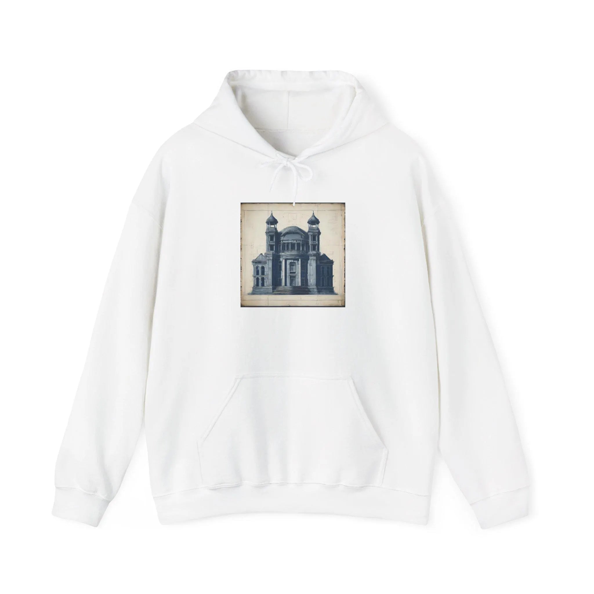 Vintage Architecture Hoodie Unisex Streetwear