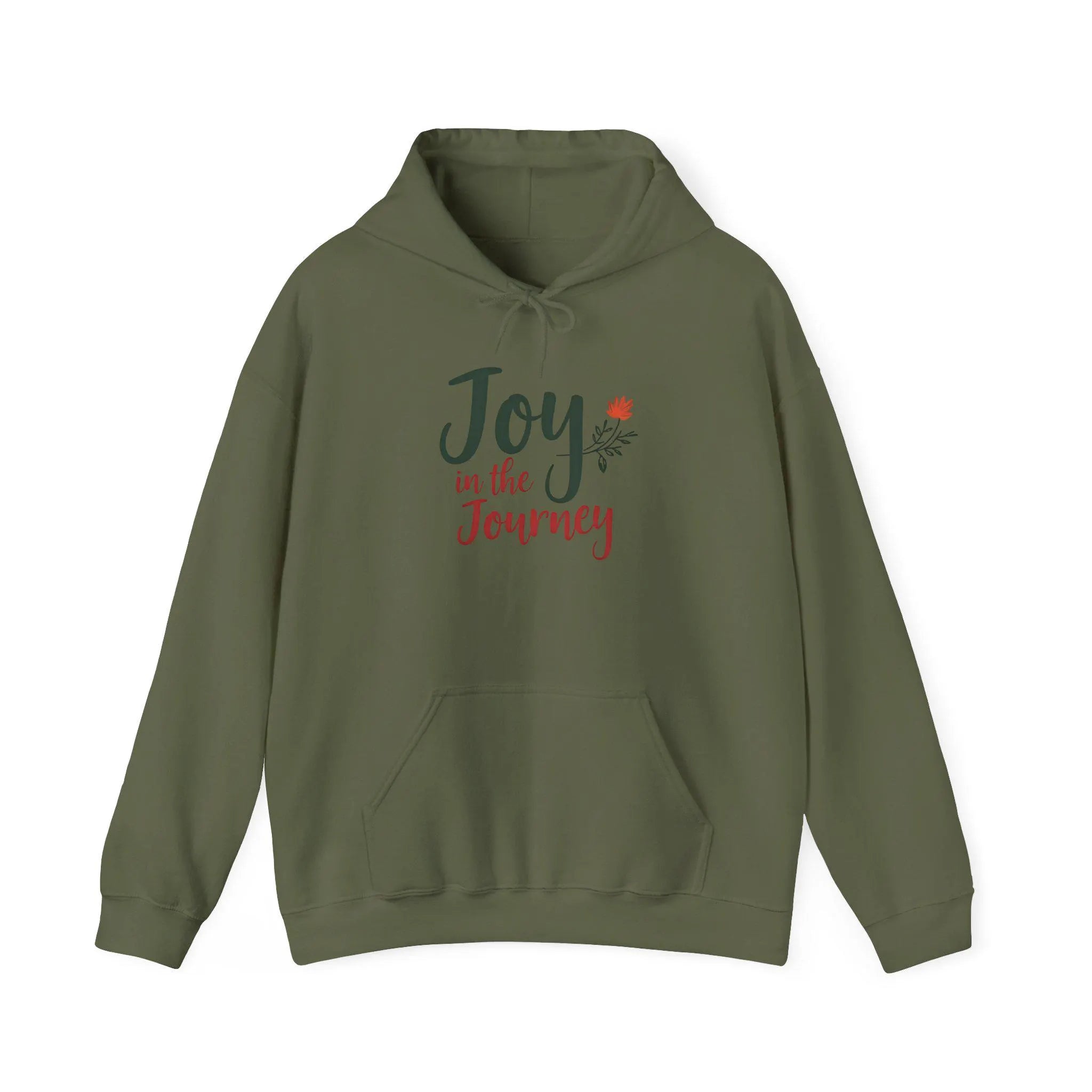 Motivational Hooded Joyful Journey Unisex Hoodie