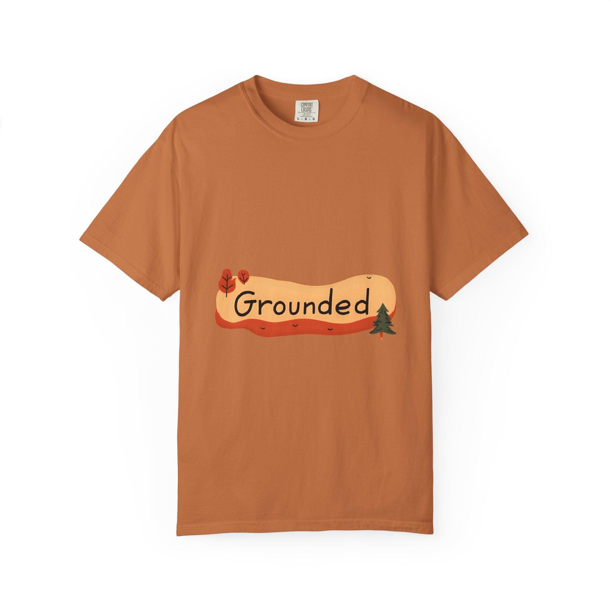 Grounded Nature T-Shirt Garment-Dyed Ring-Spun Cotton Tee