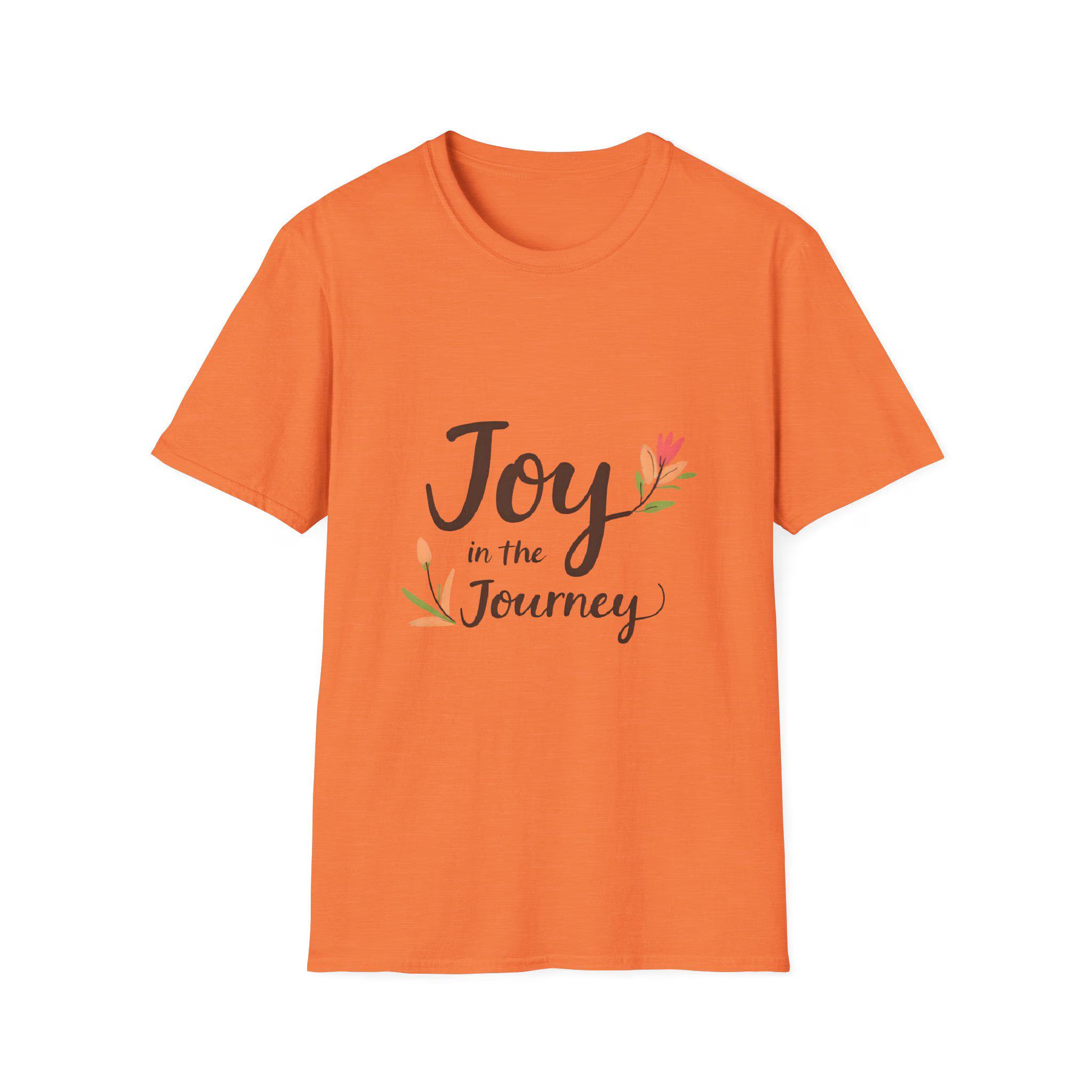 Inspirational Quote T-Shirt Joy in the Journey Unisex Tee