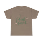 Plant Parent Heavy Cotton Tee Botanical Gift for Plant Lovers