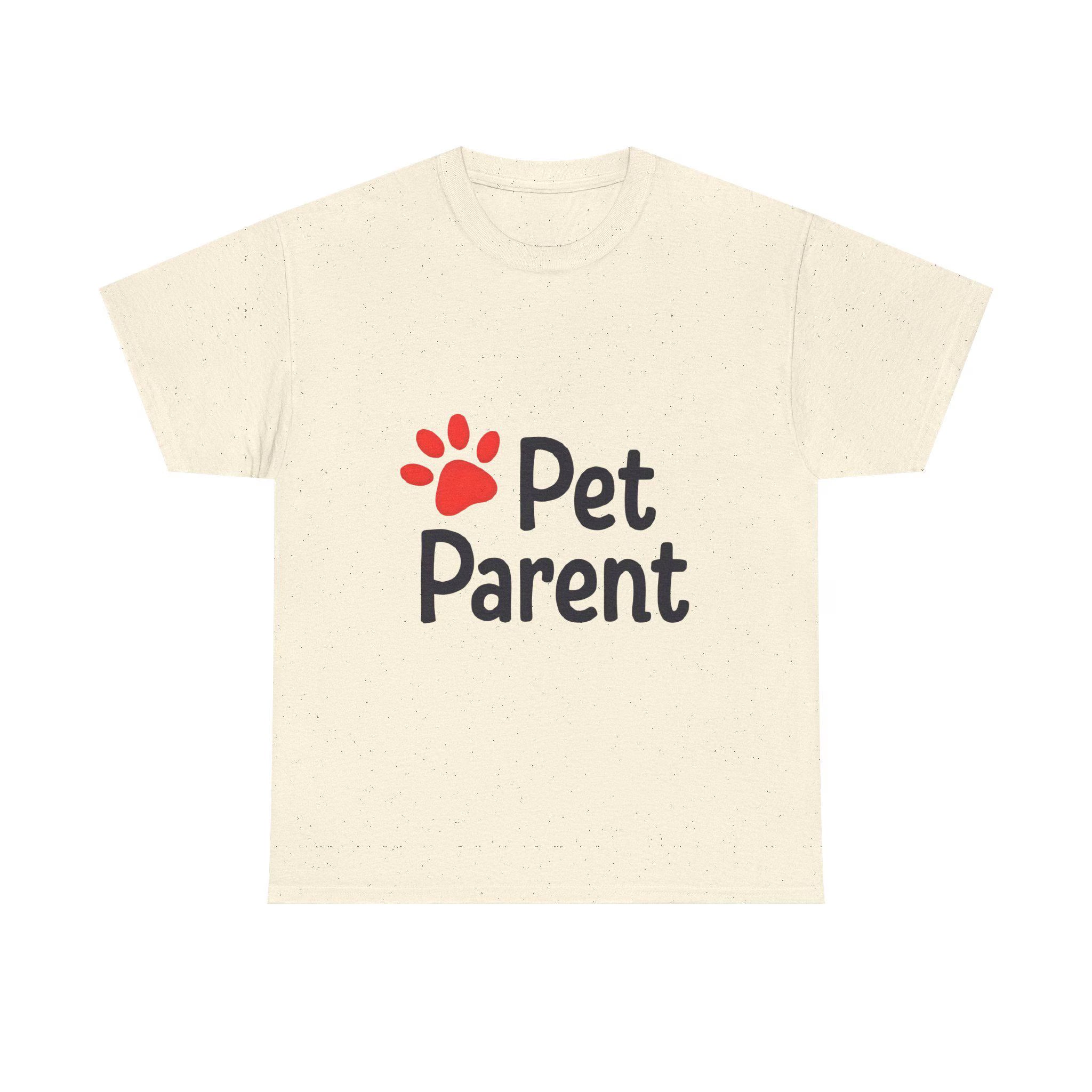 Pet Parent Heavy Cotton Tee Animal Lover Gift