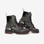 Activated Art Deco Vegan Leather Boots