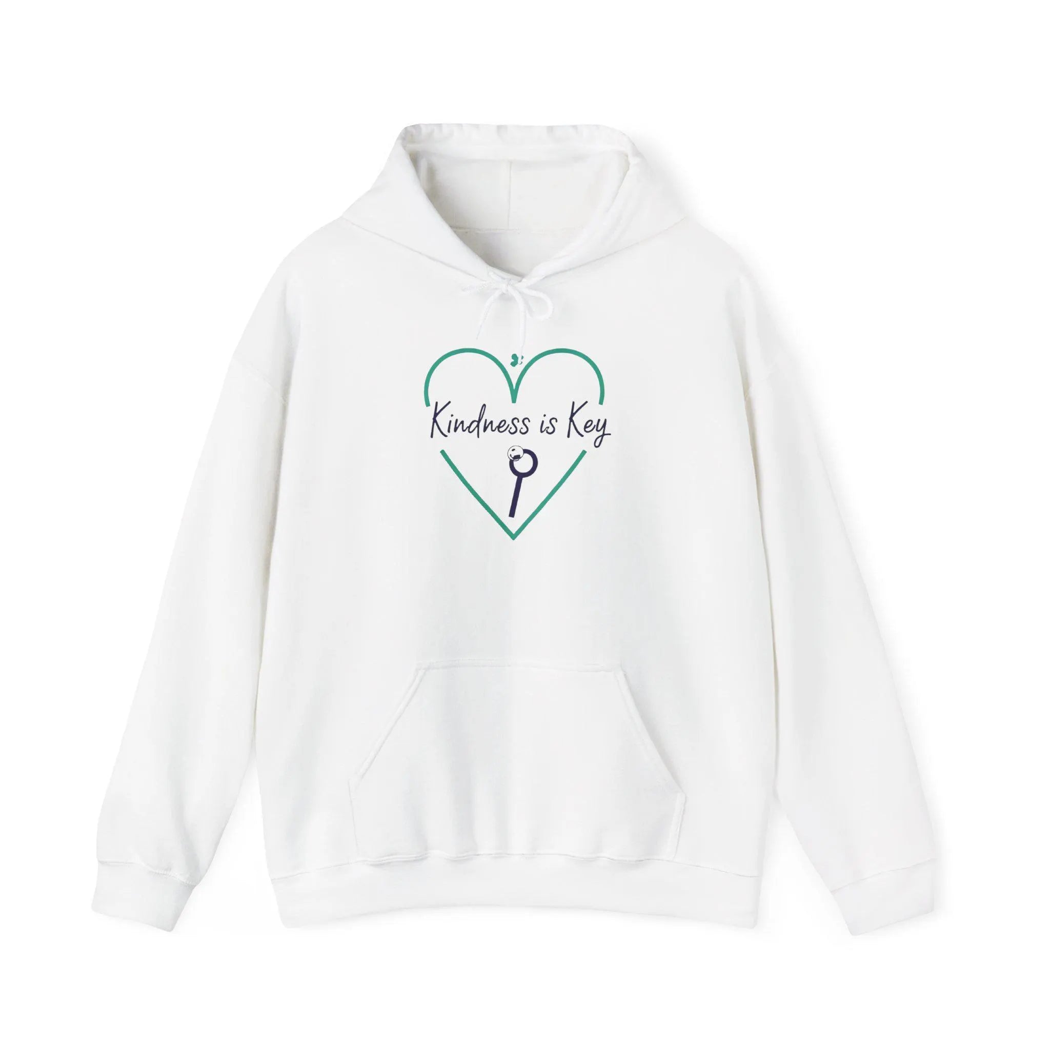 Kindness is Key Hoodie Unisex Cozy Cotton-Blend