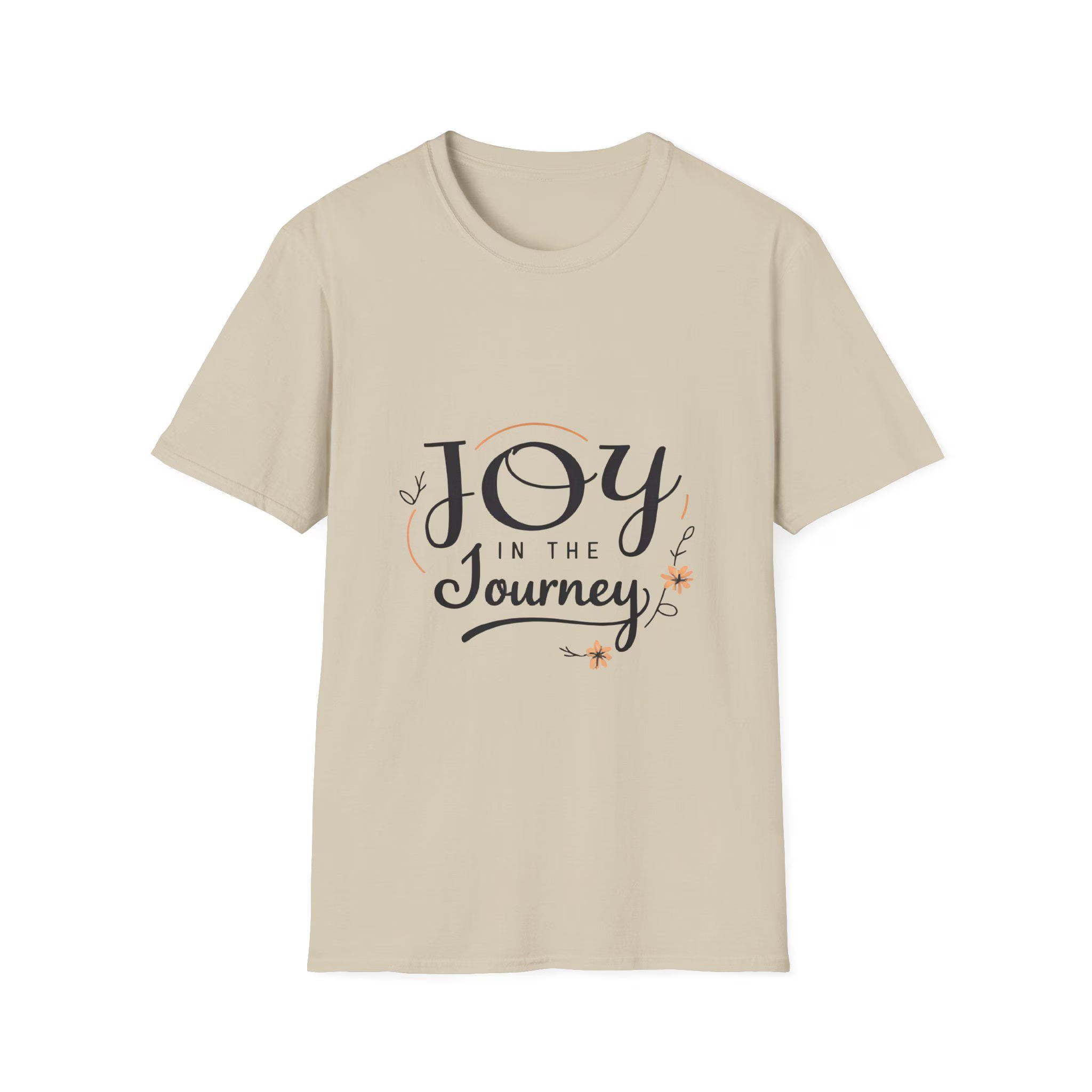 Joyful Journey Unisex T-Shirt Inspirational Ring-Spun Cotton Tee