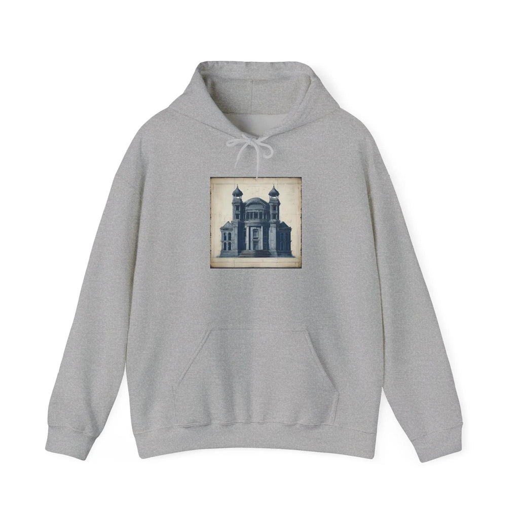 Vintage Architecture Hoodie Unisex Streetwear
