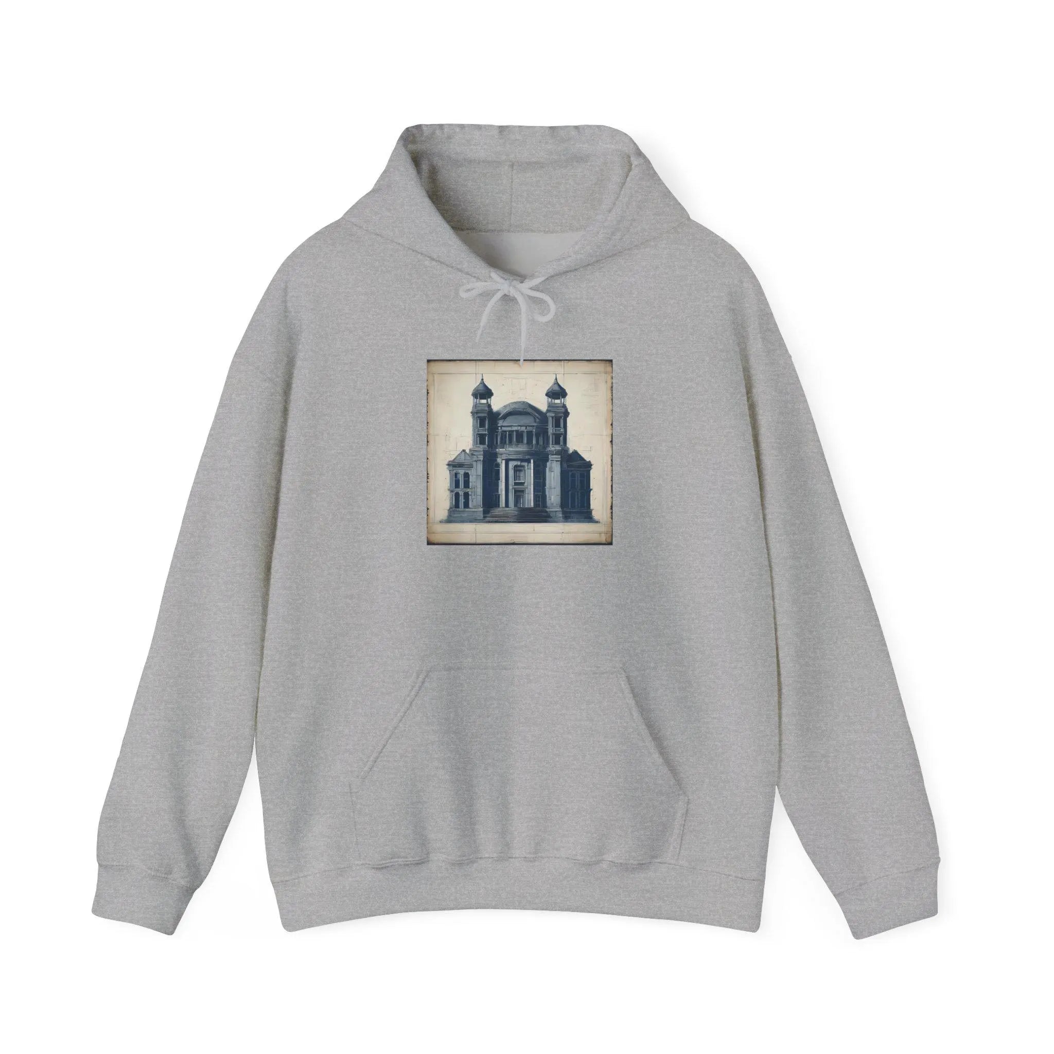 Vintage Architecture Hoodie Unisex Streetwear