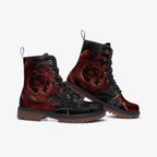 Gothic Rose Vortex Vegan Leather Boots