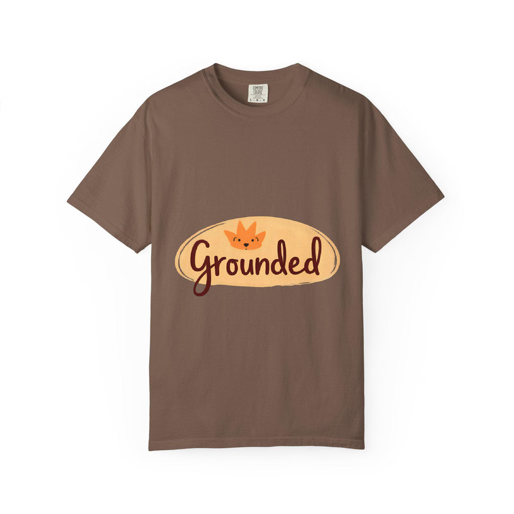 Grounded Graphic T-Shirt, Soft Garment-Dyed Unisex Tee