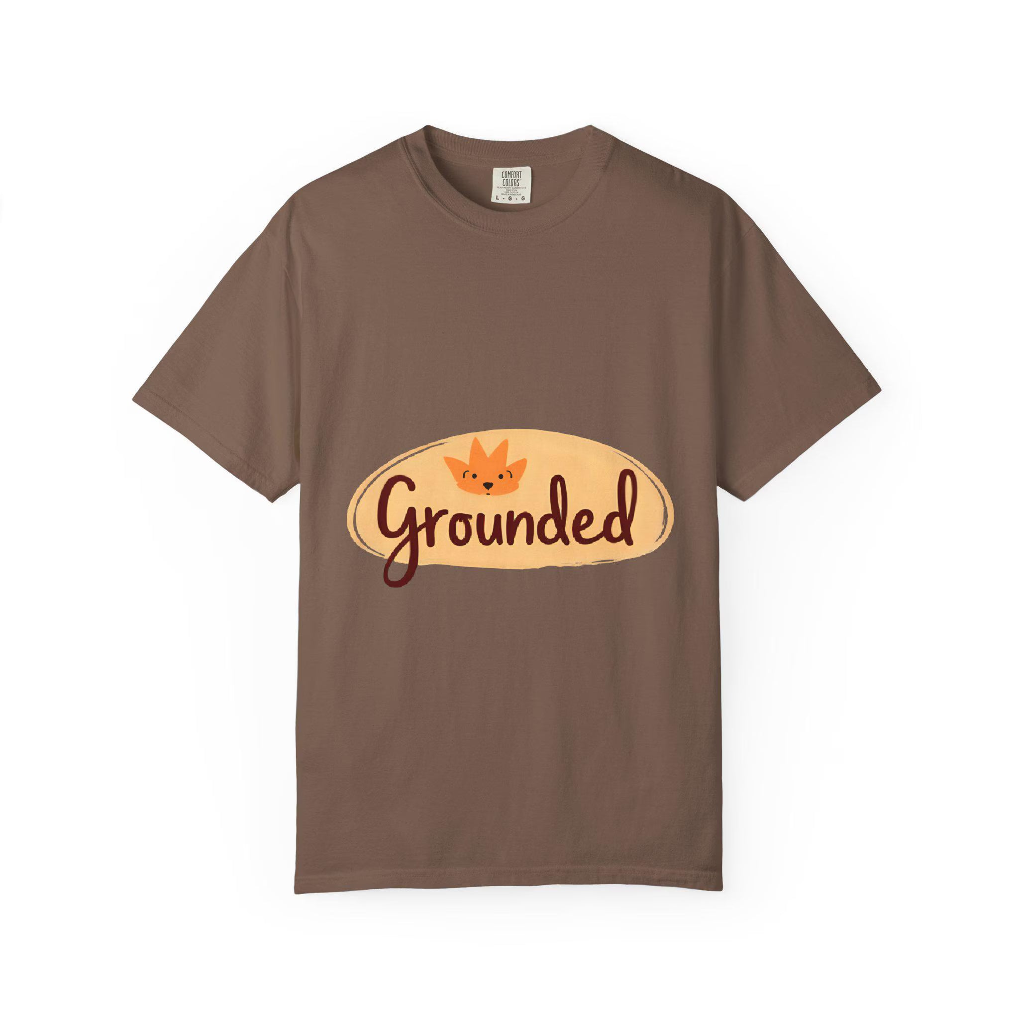 Grounded Graphic T-Shirt, Soft Garment-Dyed Unisex Tee