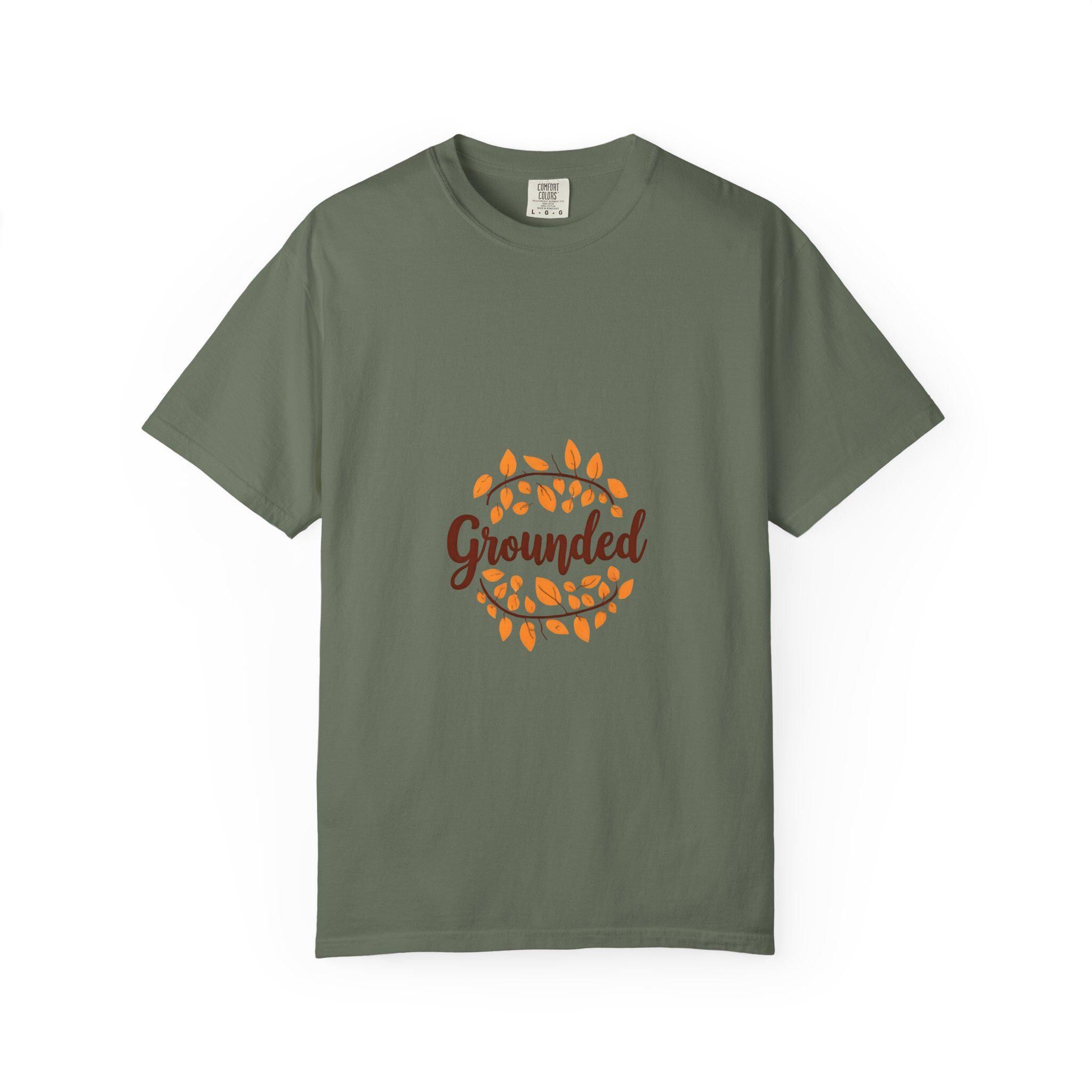 Grounded Garment-Dyed T-Shirt Unisex Cozy Fall Vibe