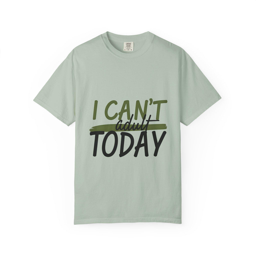 Casual Graphic T-Shirt "I Can't Adult Today"