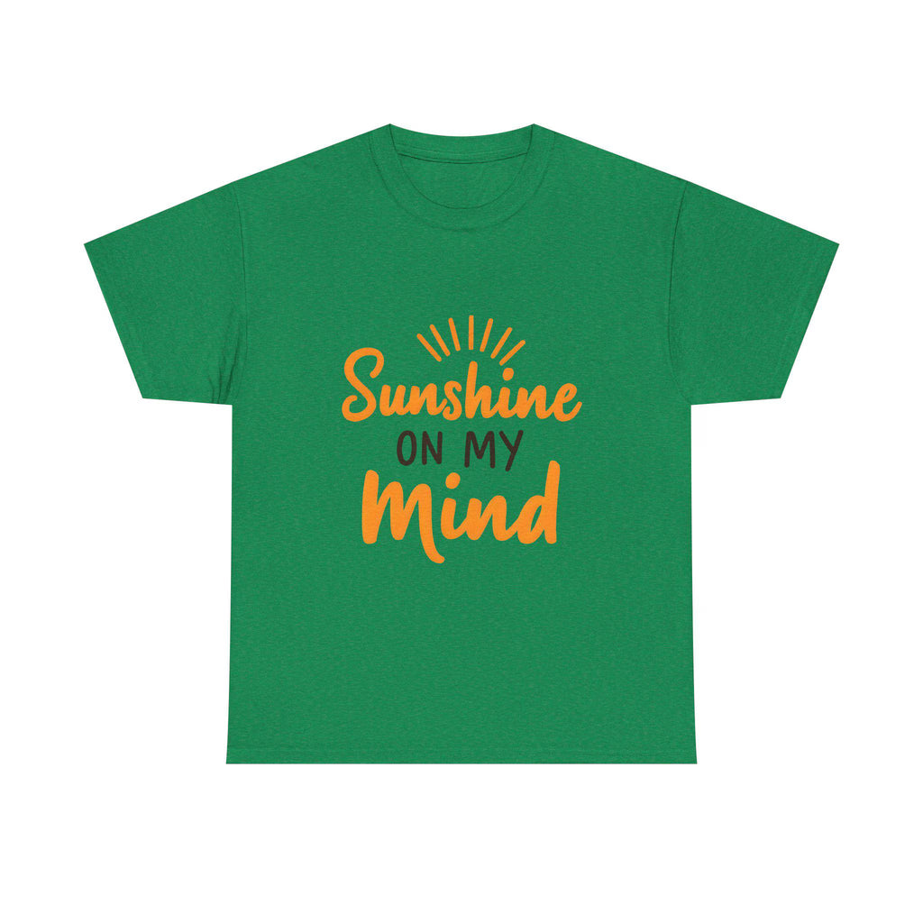 Sunshine on My Mind T-Shirt Unisex Heavy Cotton Tee, Summer Vibes