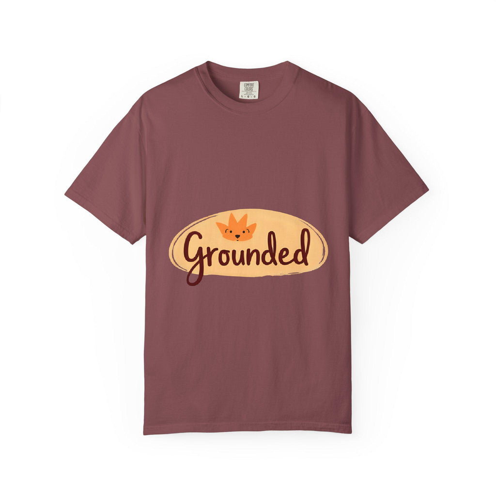 Grounded Graphic T-Shirt, Soft Garment-Dyed Unisex Tee