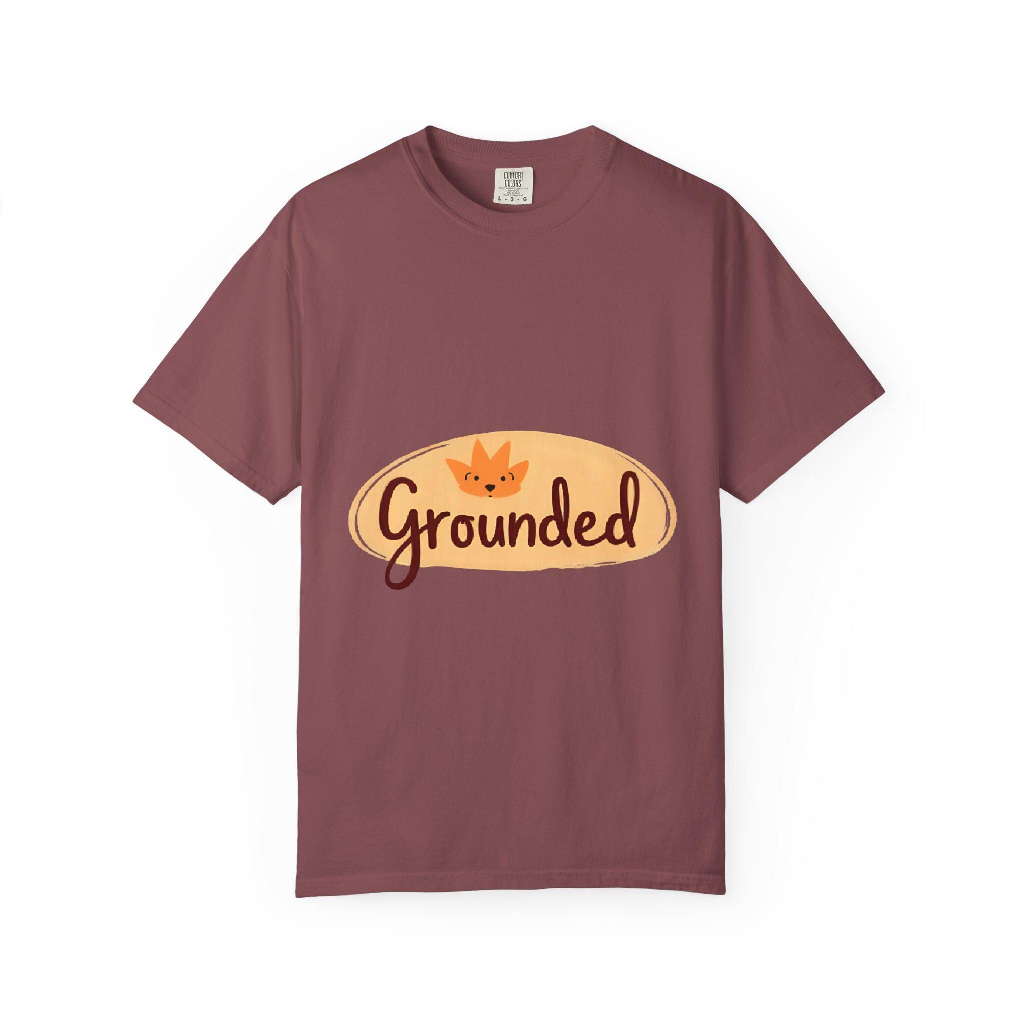 Grounded Graphic T-Shirt, Soft Garment-Dyed Unisex Tee