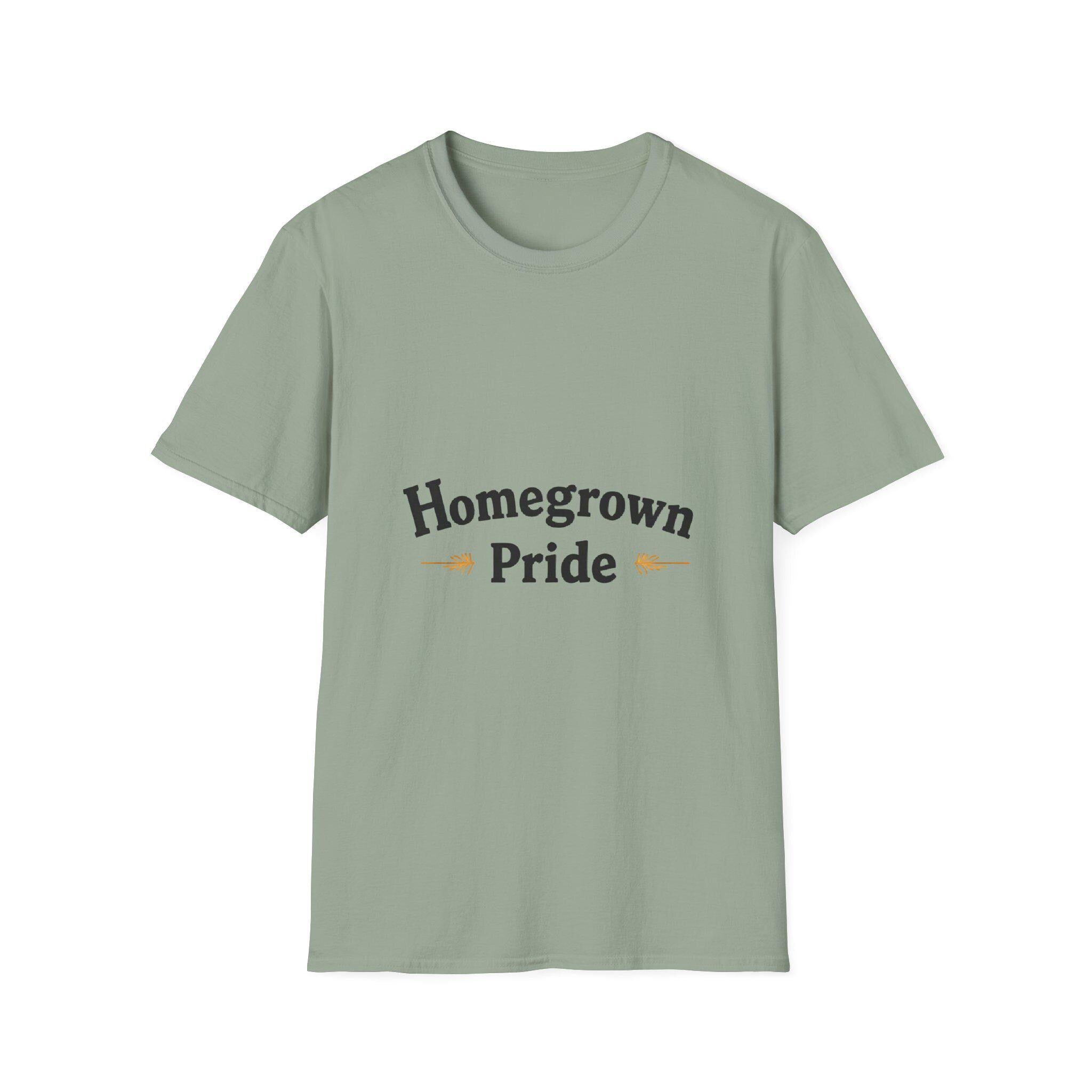 Homegrown Pride T-Shirt Soft Cotton Unisex Tee for Gardeners