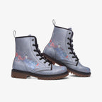 Pastel Birds Vegan Leather Boots
