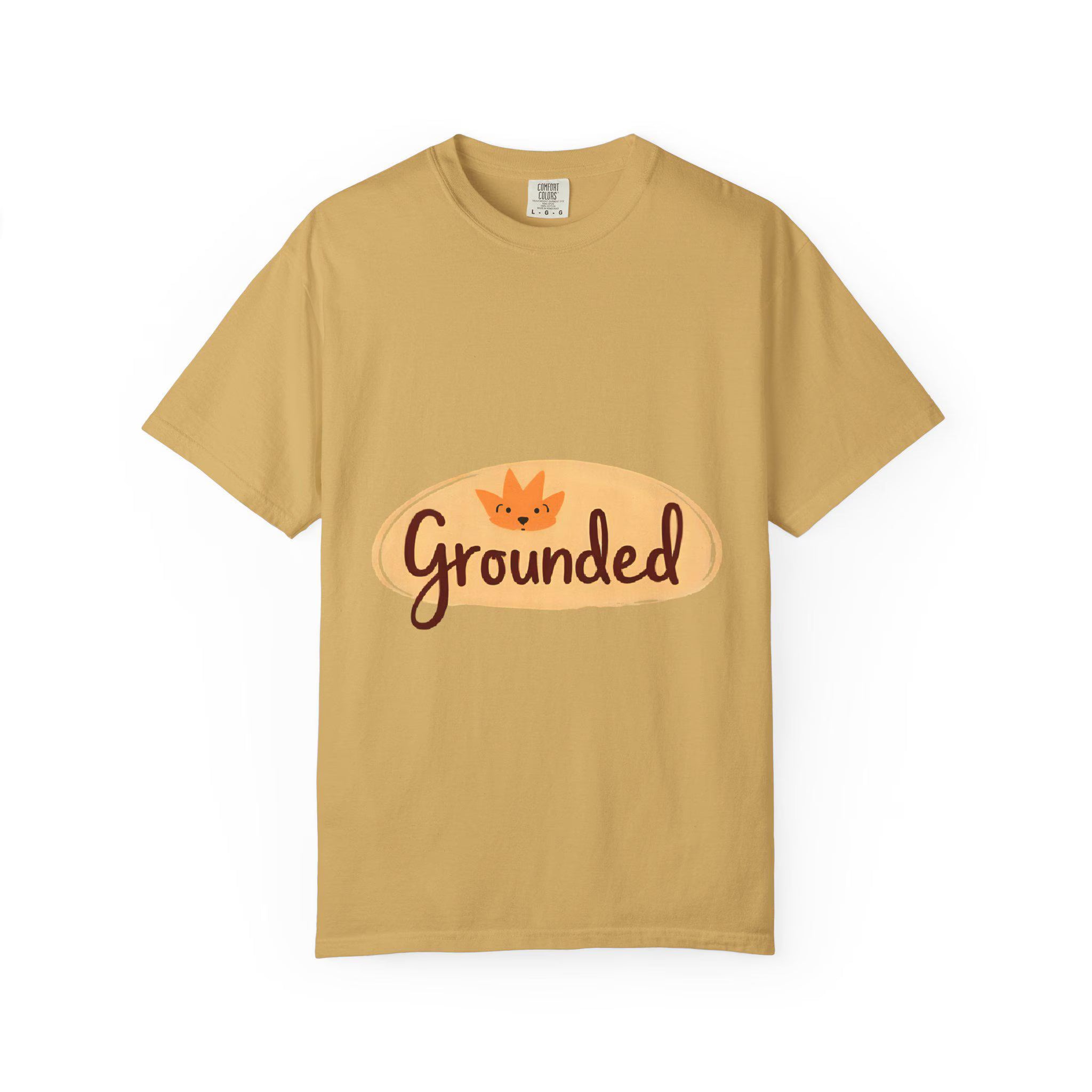 Grounded Graphic T-Shirt, Soft Garment-Dyed Unisex Tee