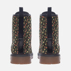 Gorgeous Fine Patterned Colourful Vegan Leather Boots