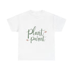 Plant Parent Heavy Cotton Tee Botanical Gift for Plant Lovers