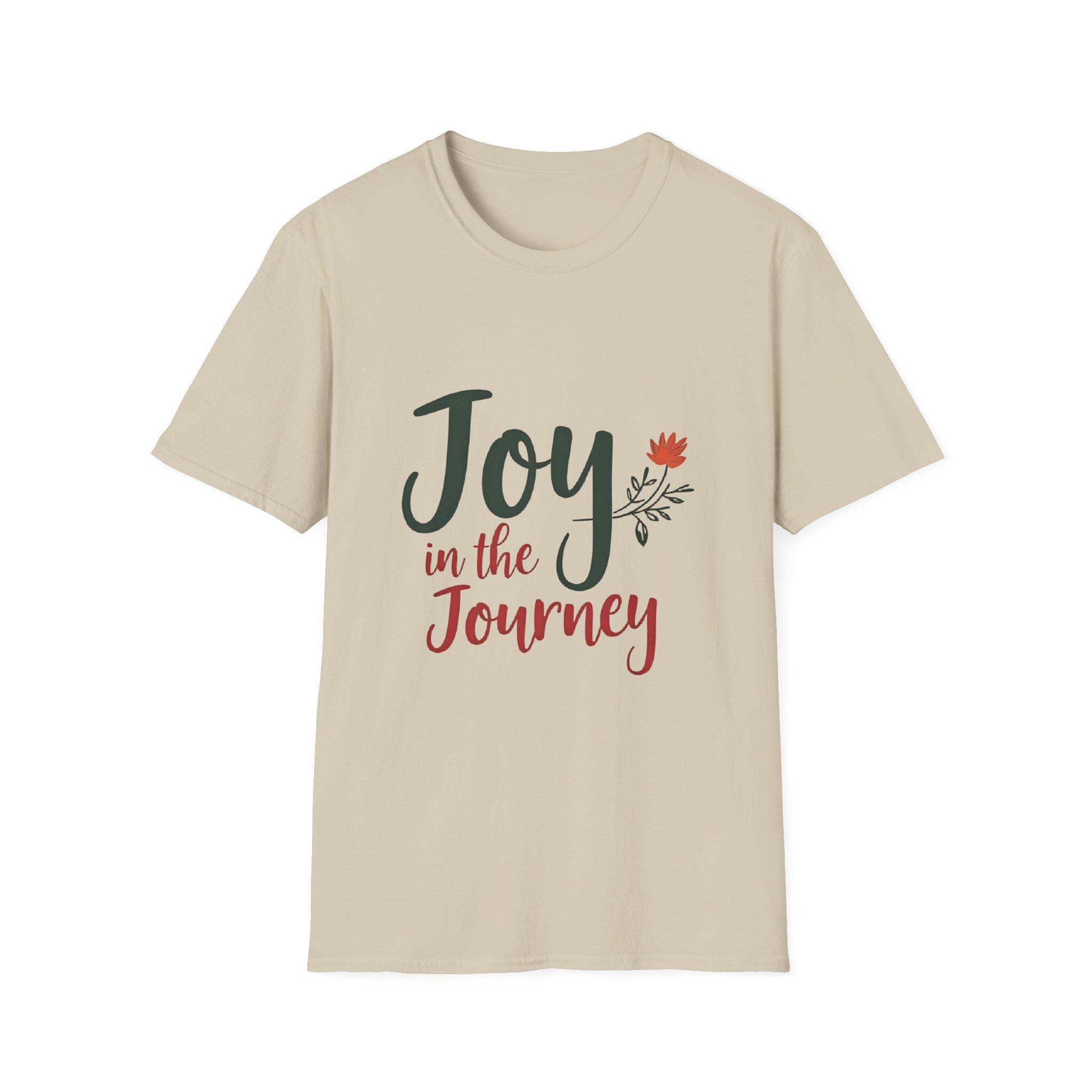 Joy in the Journey T-Shirt Inspirational Unisex Cotton Tee