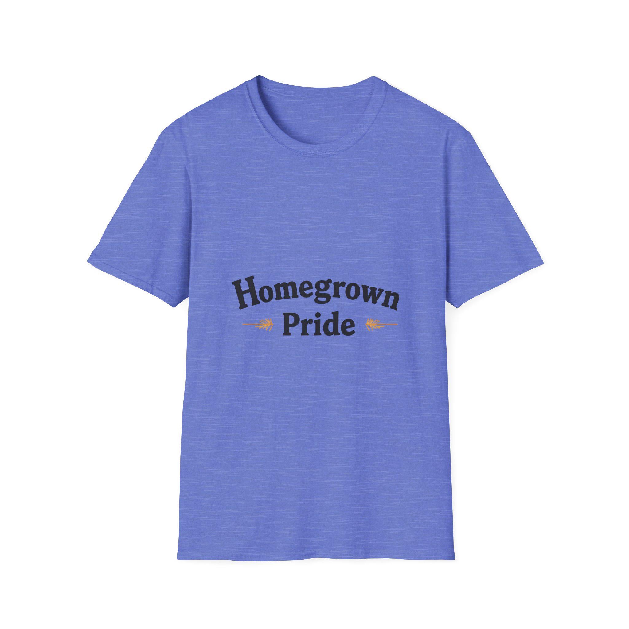 Homegrown Pride T-Shirt Soft Cotton Unisex Tee for Gardeners