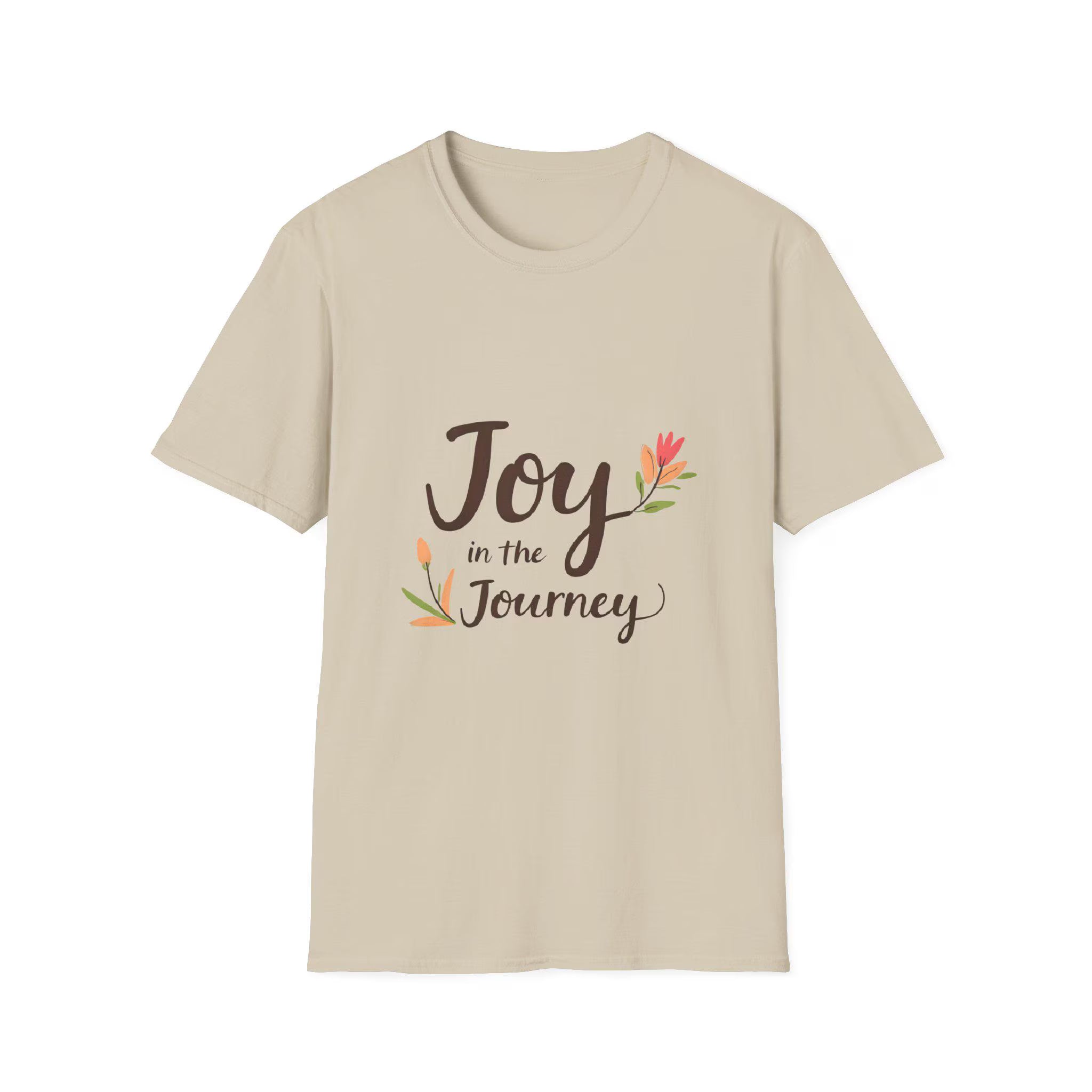 Inspirational Quote T-Shirt Joy in the Journey Unisex Tee
