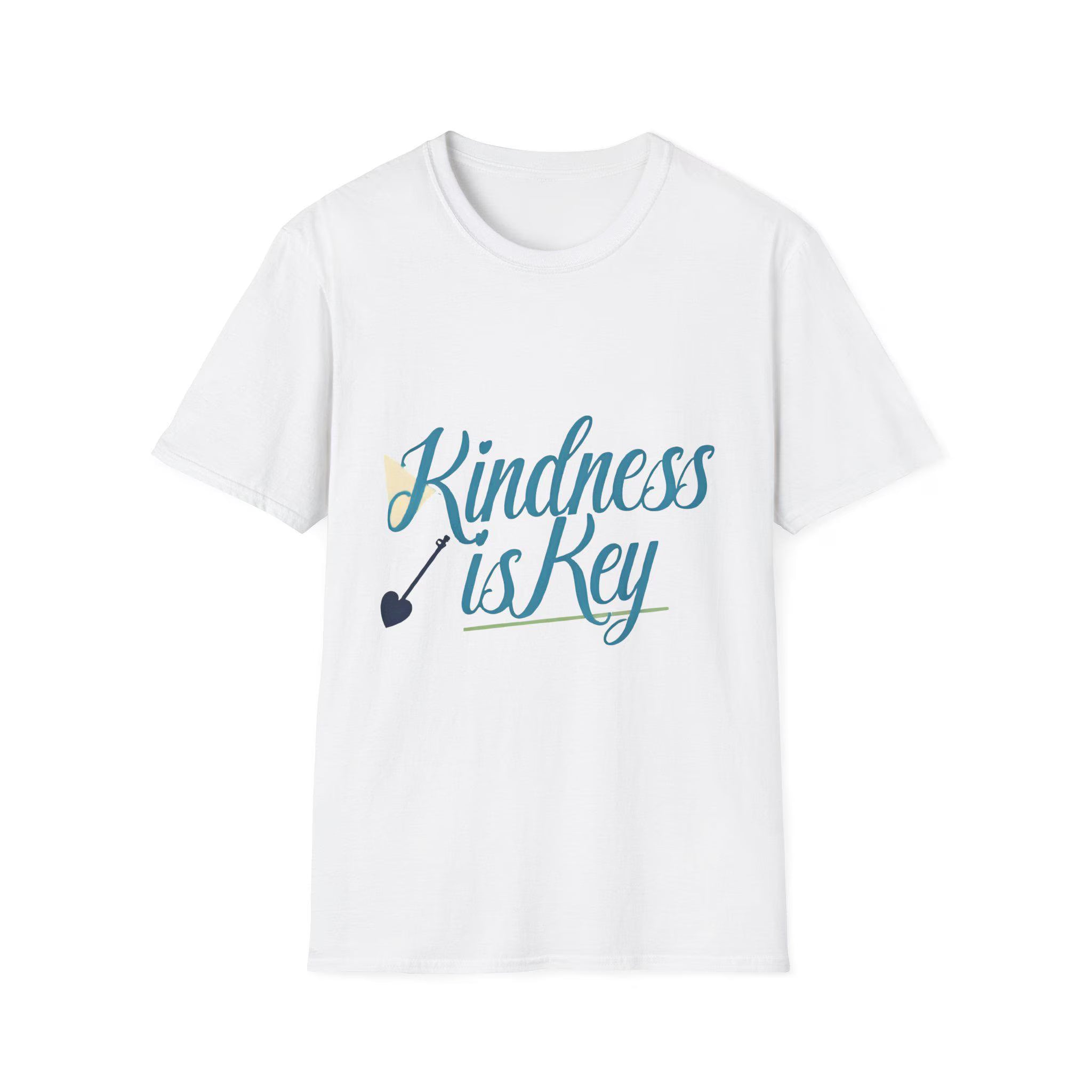 Kindness is Key T-Shirt Inspirational Unisex Softstyle Tee
