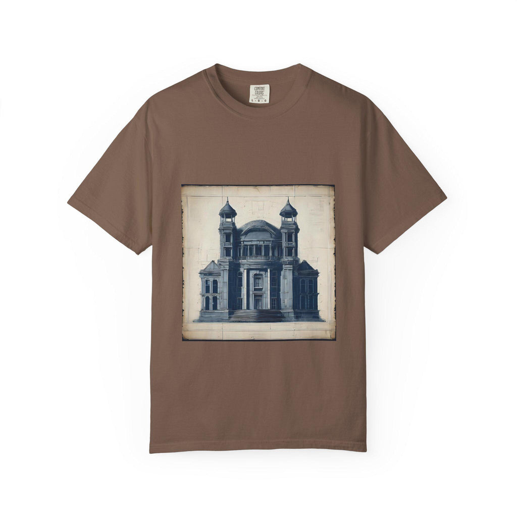 Architectural Illustration T-Shirt Garment-Dyed Comfort Colors Tee