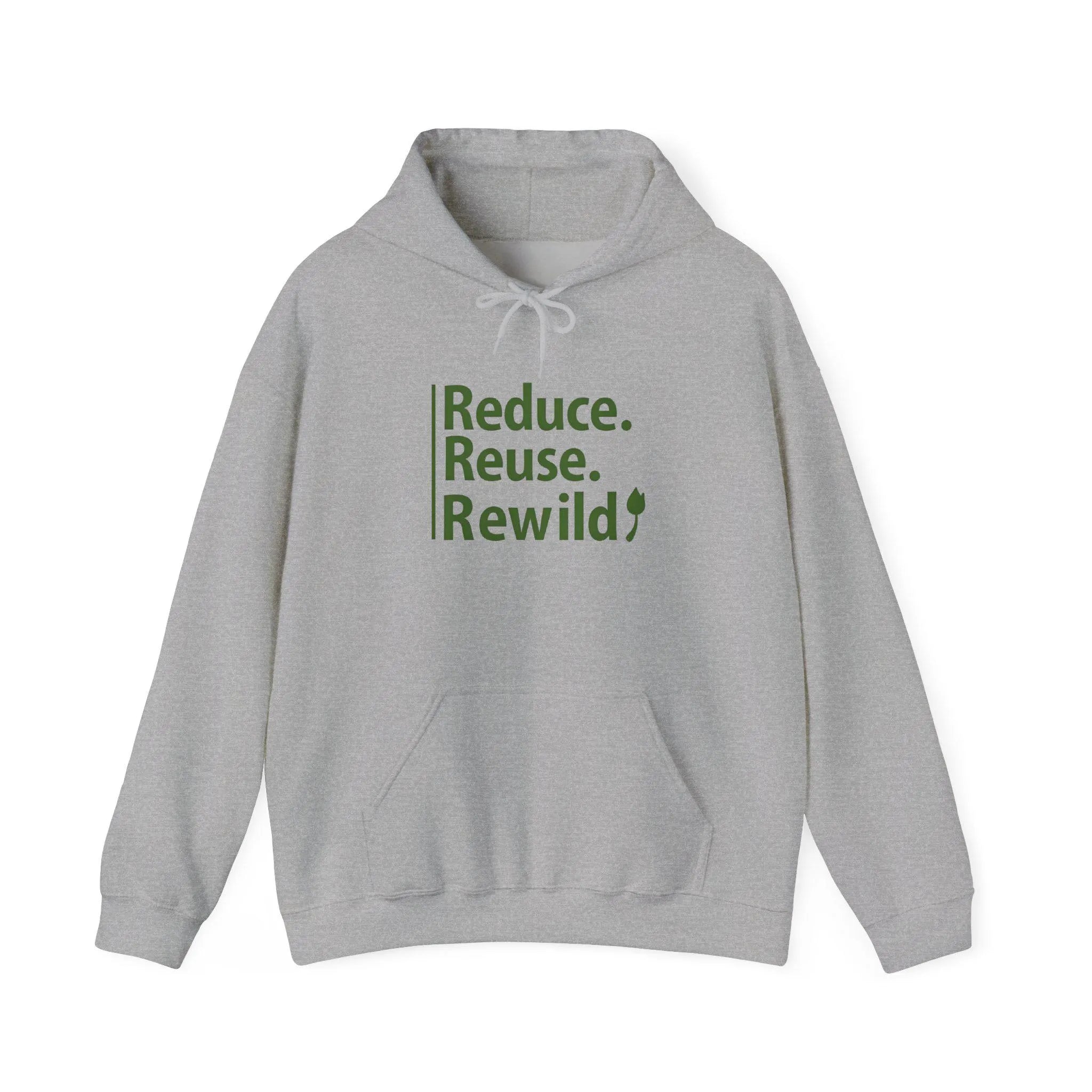 Eco-Friendly Hooded Unisex Cotton-Poly Blend