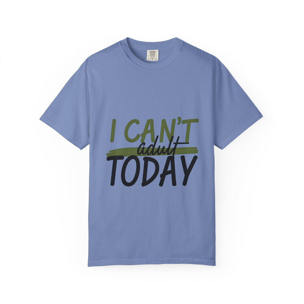 Casual Graphic T-Shirt "I Can't Adult Today"