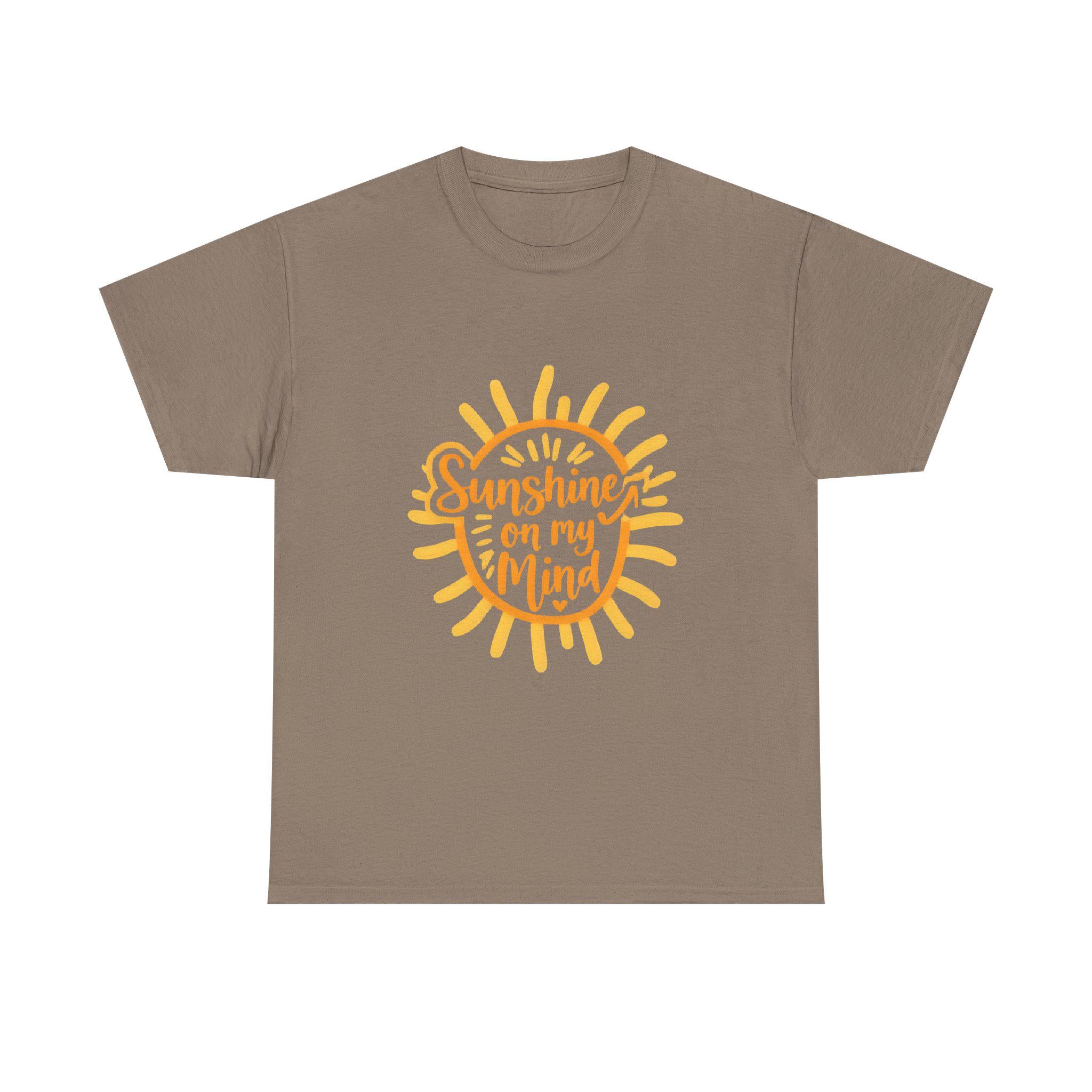 Sunshine on My Mind Graphic Tee Unisex Heavy Cotton Summer Shirt