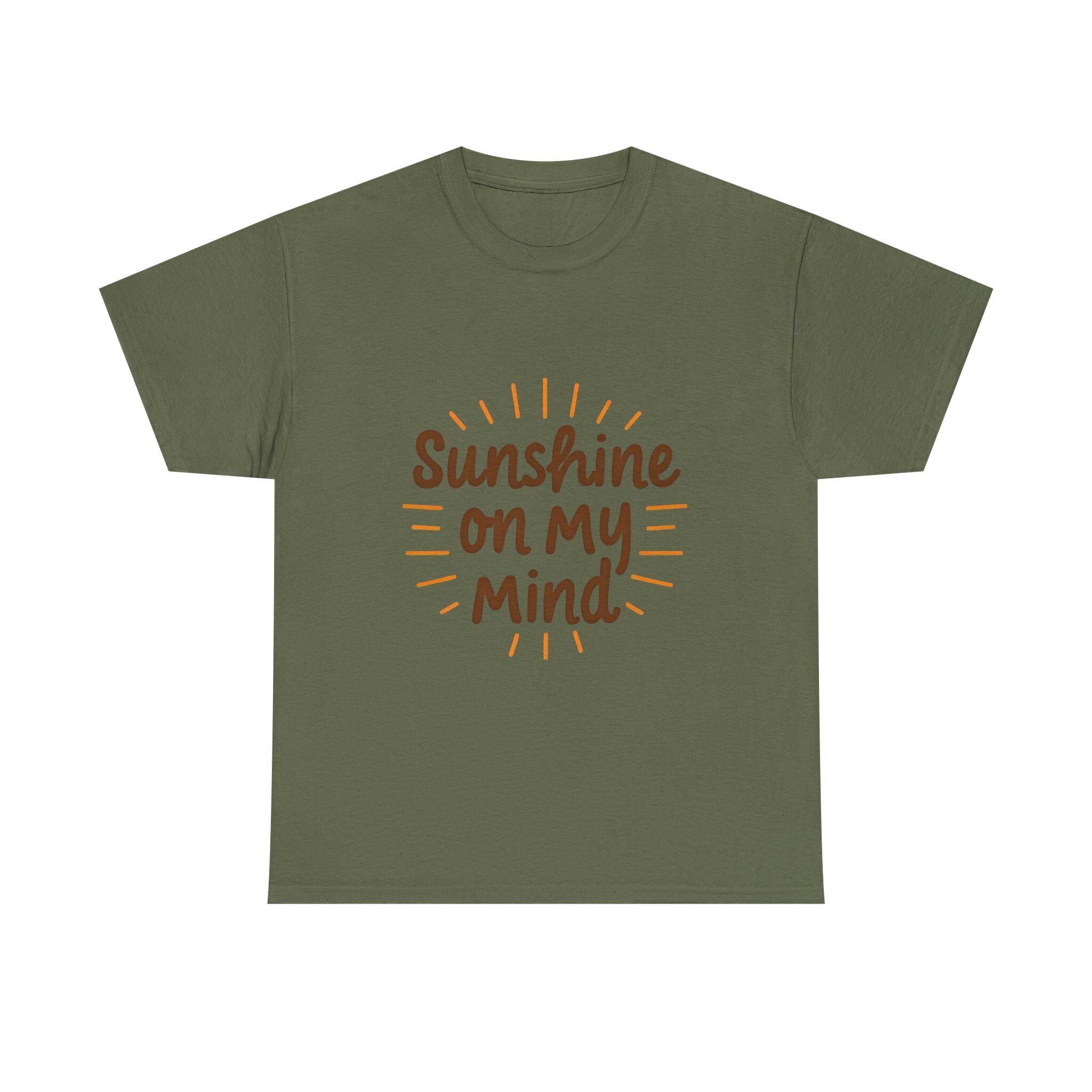 Sunshine on My Mind Tee - Unisex Heavy Cotton - Sunny Vibes