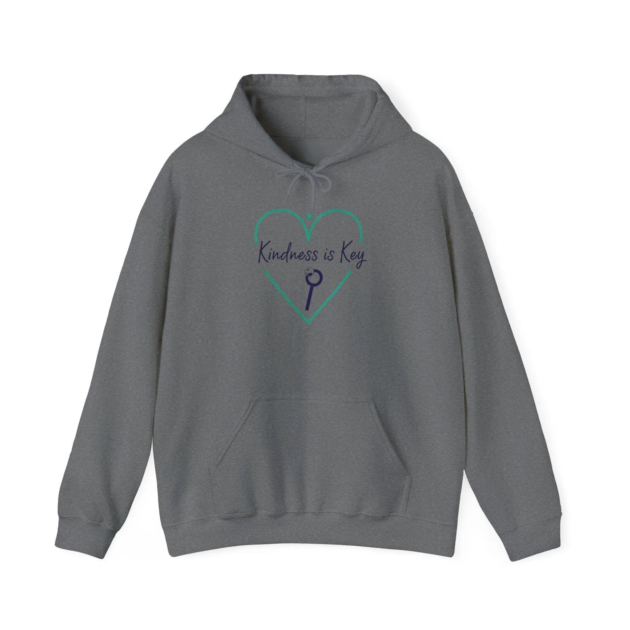 Kindness is Key Hoodie Unisex Cozy Cotton-Blend