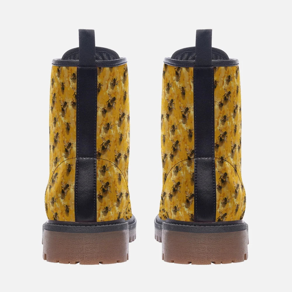 Honey Bee Vegan Leather Boots
