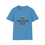 Homegrown Pride T-Shirt Soft Ring-Spun Cotton Tee, Gift for Gardeners