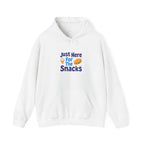 Just Here for the Snacks Hoodie Funny Food Lover