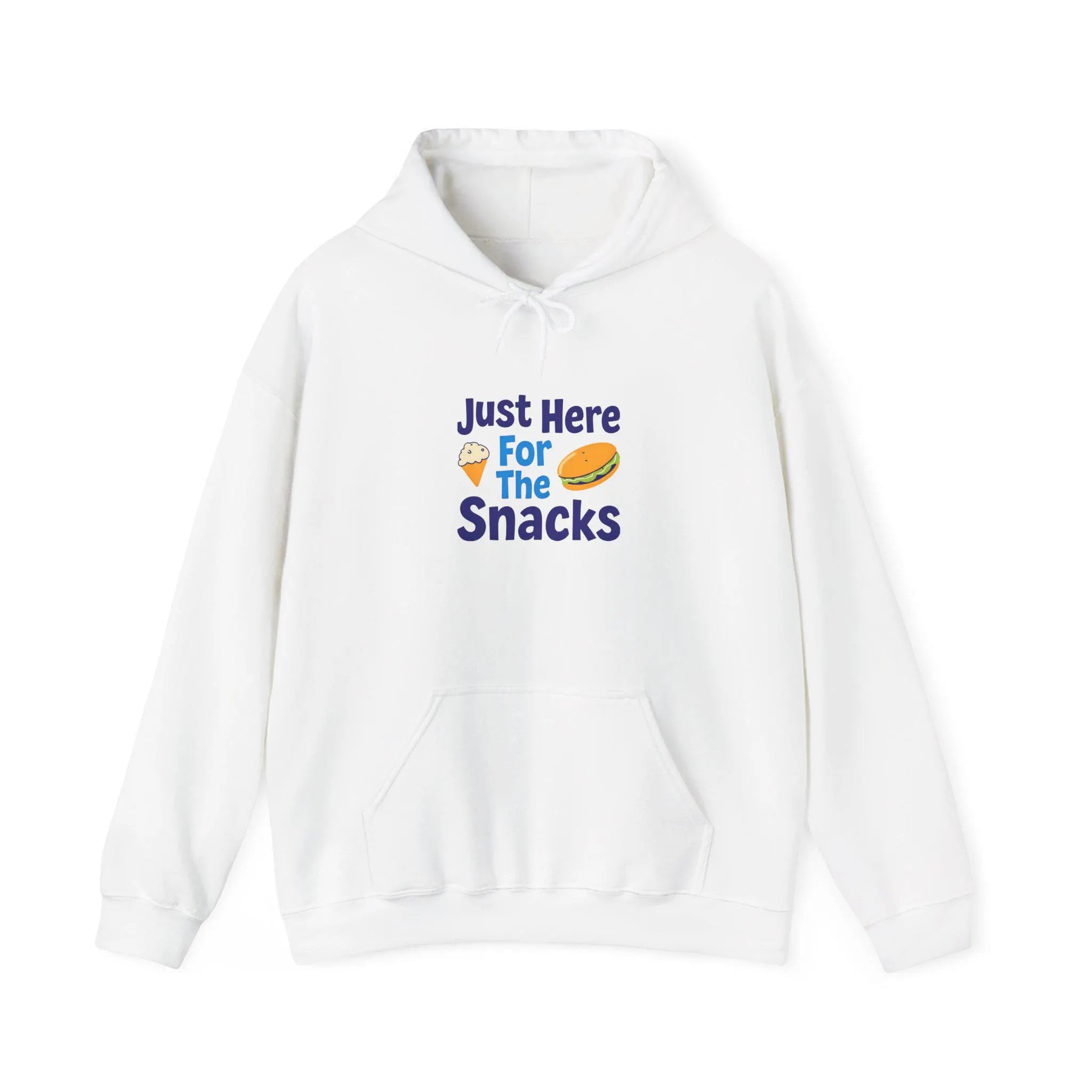 Just Here for the Snacks Hoodie Funny Food Lover