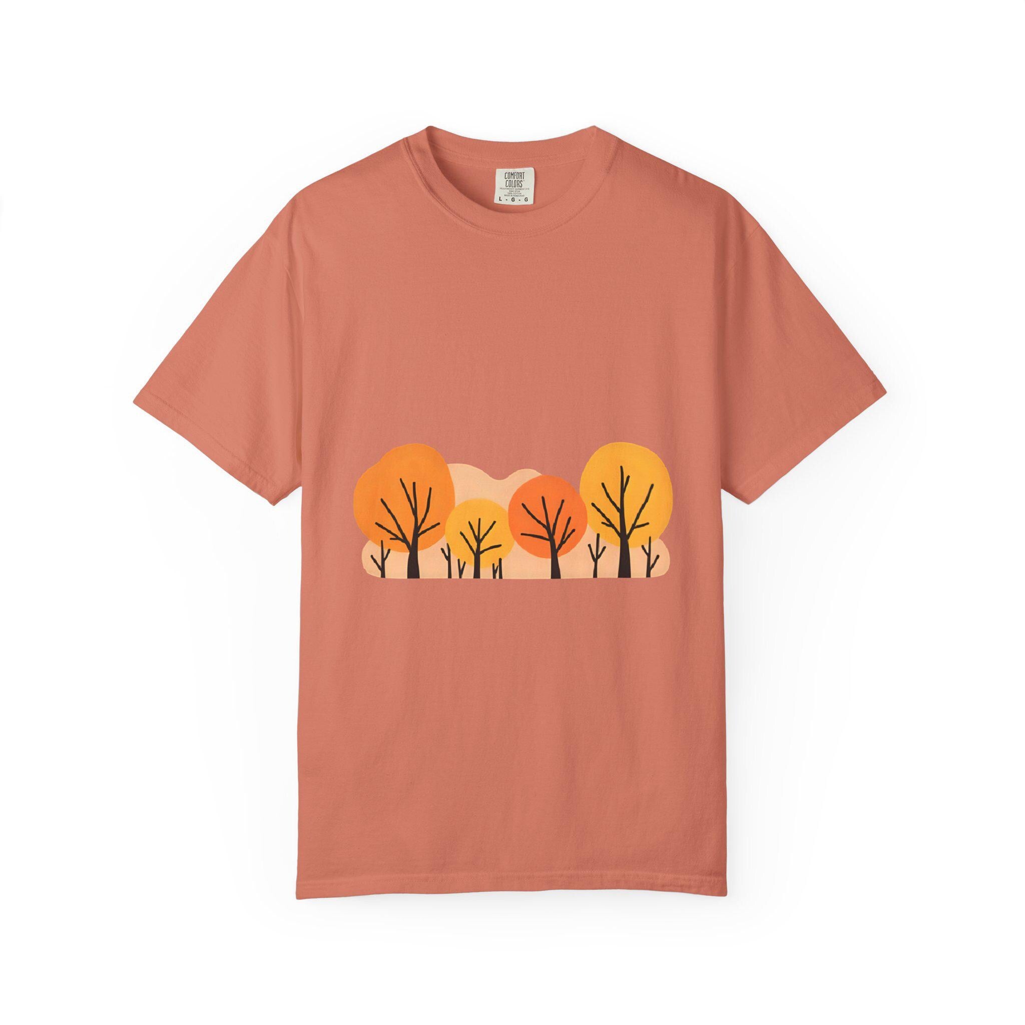 Autumn Landscape T-Shirt Unisex Cozy Fall Graphic Tee