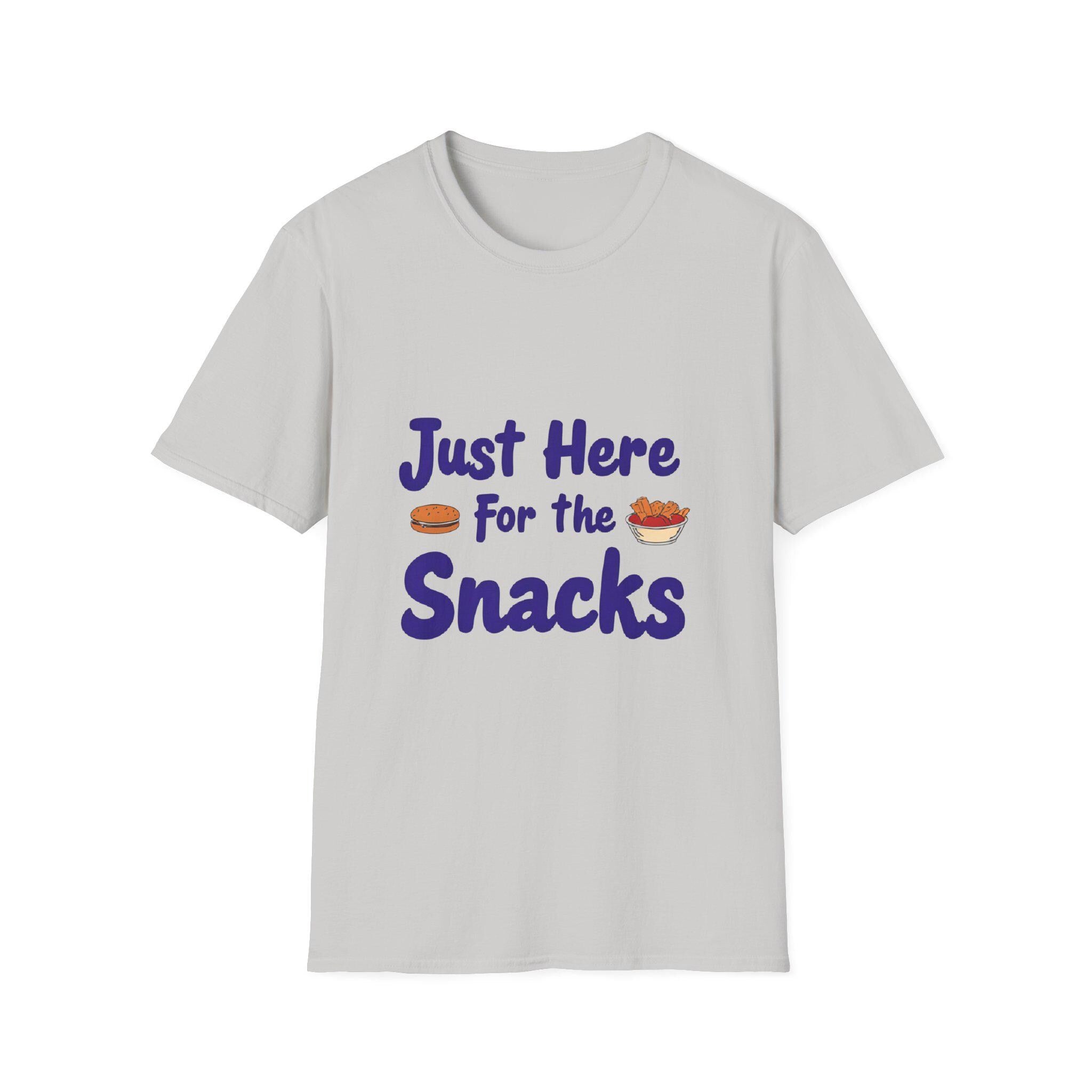 Funny Foodie T-Shirt Snack Lover Unisex Softstyle Tee