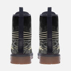 Activated Art Deco Vegan Leather Boots