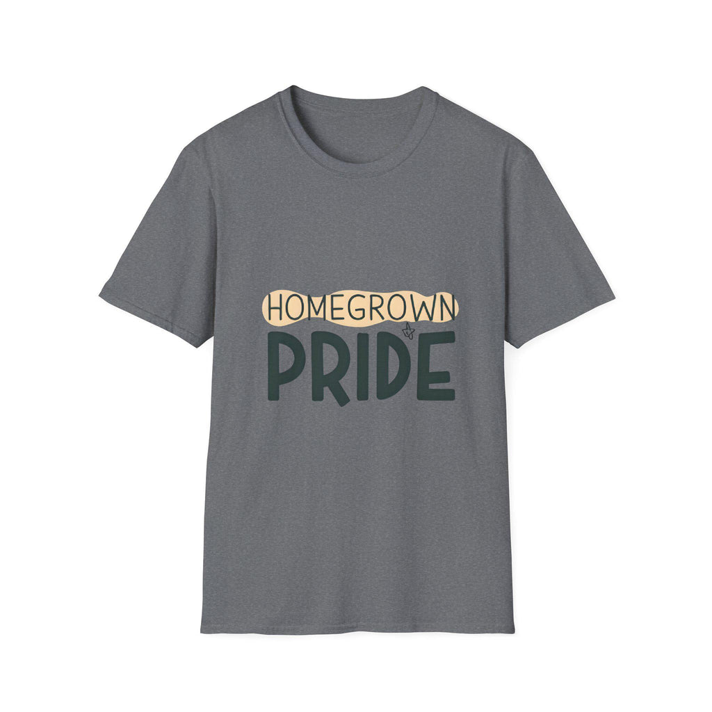 Homegrown Pride T-Shirt Softstyle Cotton Tee for Gardeners