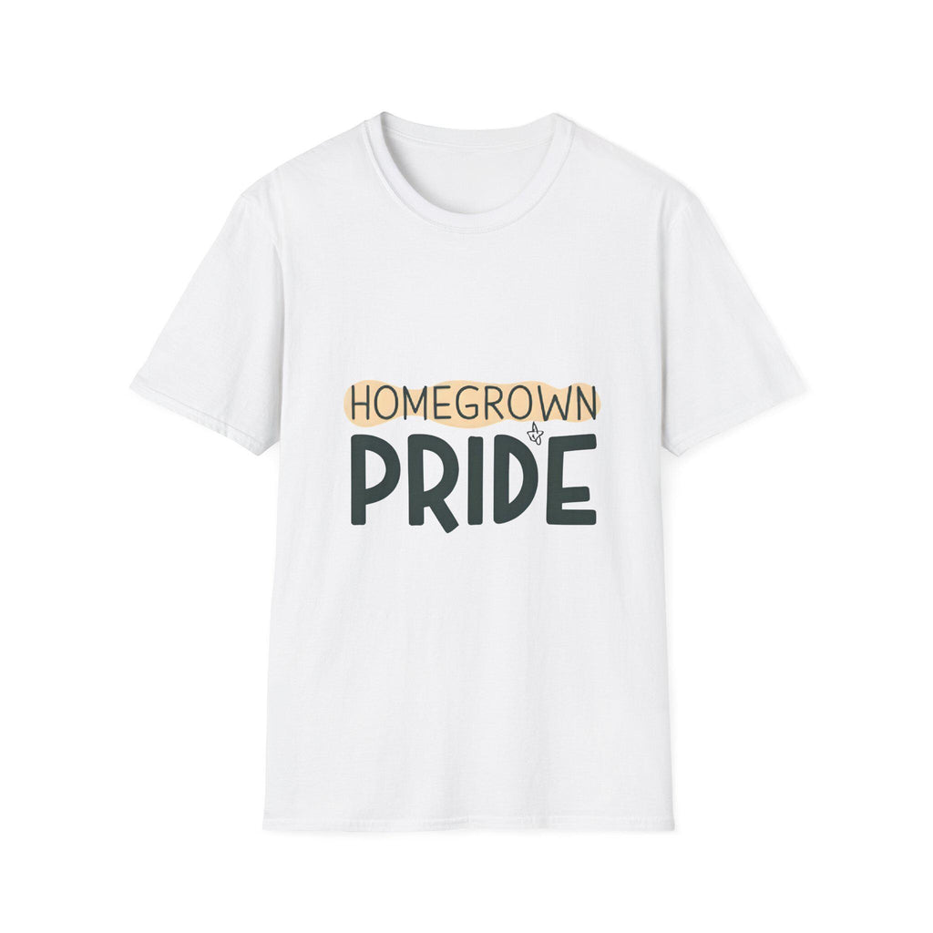 Homegrown Pride T-Shirt Softstyle Cotton Tee for Gardeners