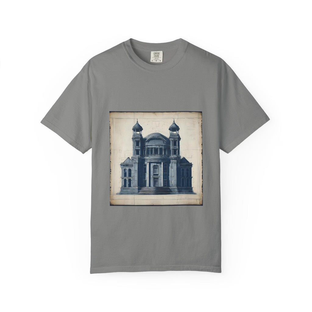 Architectural Illustration T-Shirt Garment-Dyed Comfort Colors Tee