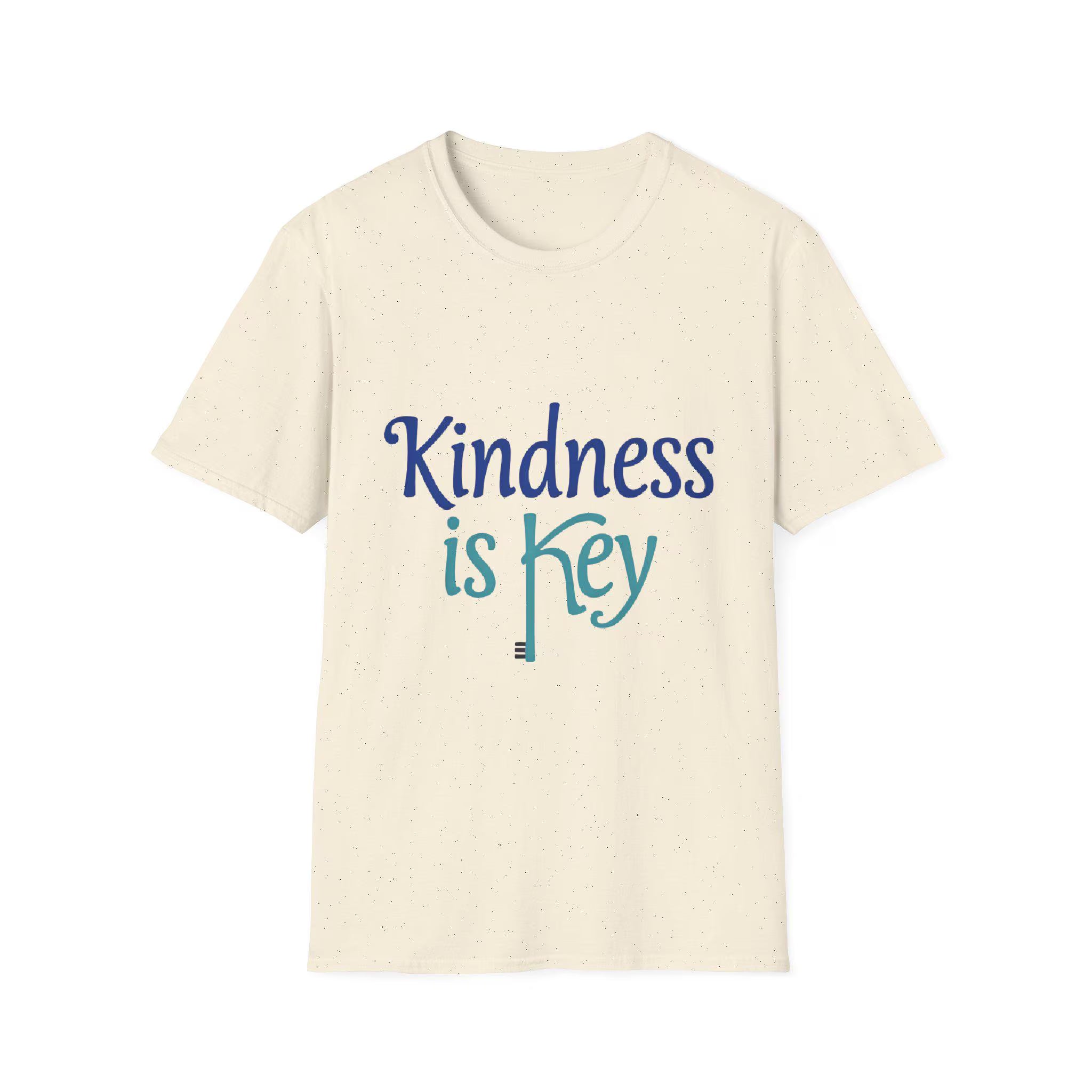 Kindness is Key T-Shirt Unisex Softstyle Positive Quote Tee